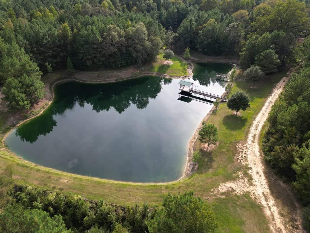 Hunting Lodge with Waterfall in Wilkinson County, MS