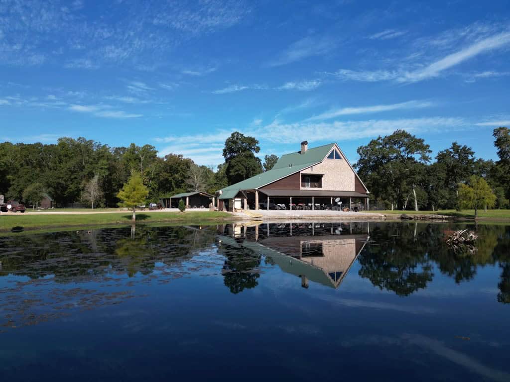 Hunting Lodge with Waterfall in Wilkinson County, MS