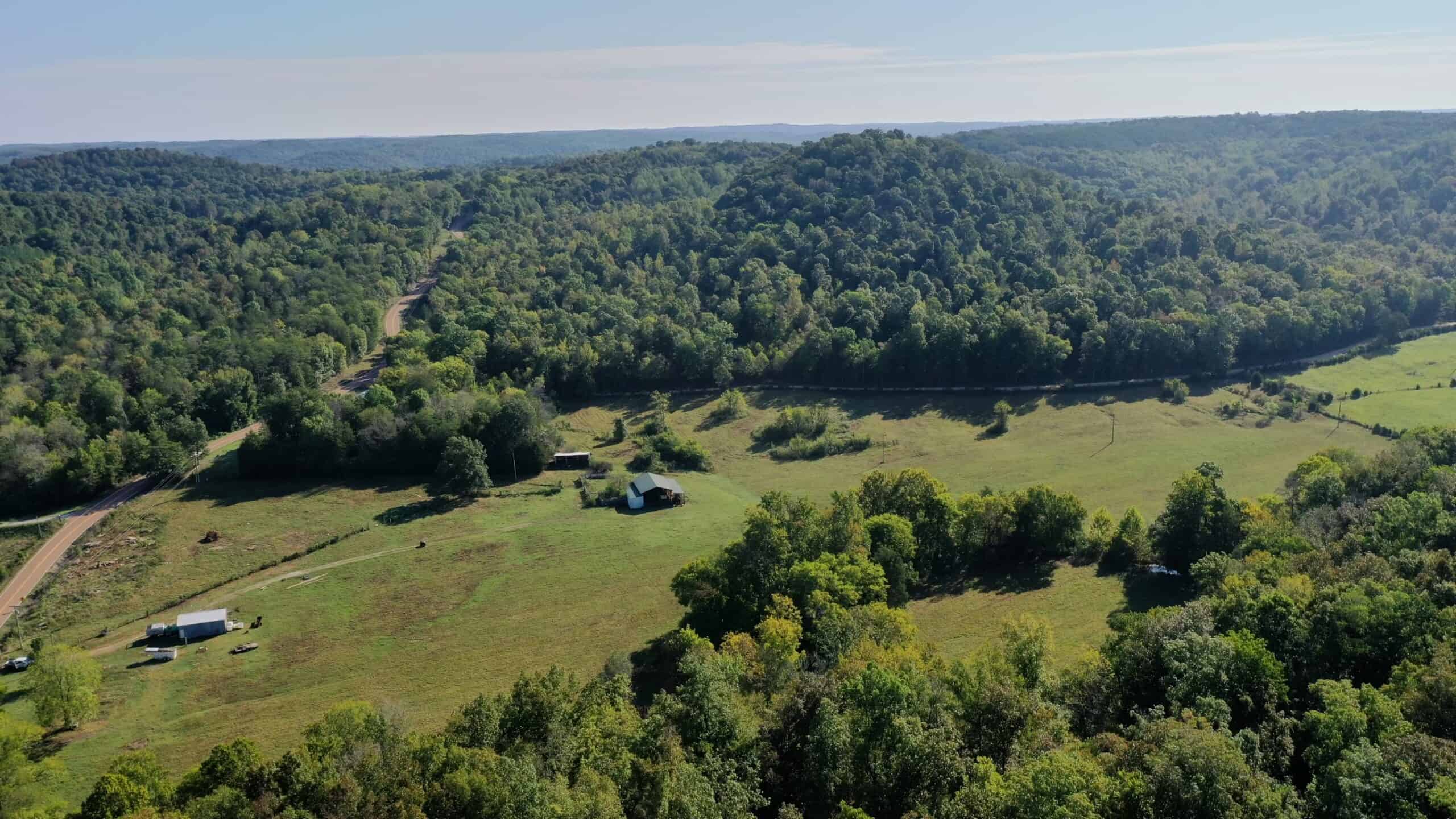 Tennessee Farm for Sale with Barn, Shop, Fencing, Septic, Creek, and Hunting