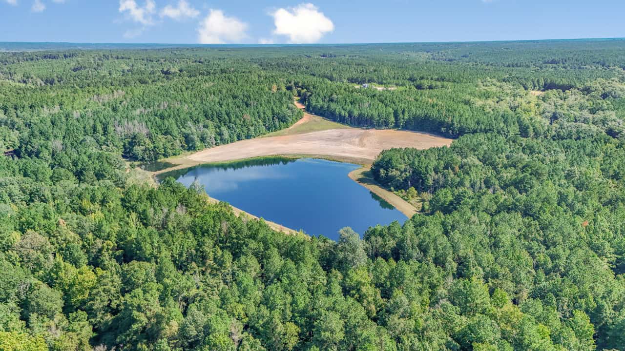 Hunting Lodge with Waterfall in Wilkinson County, MS