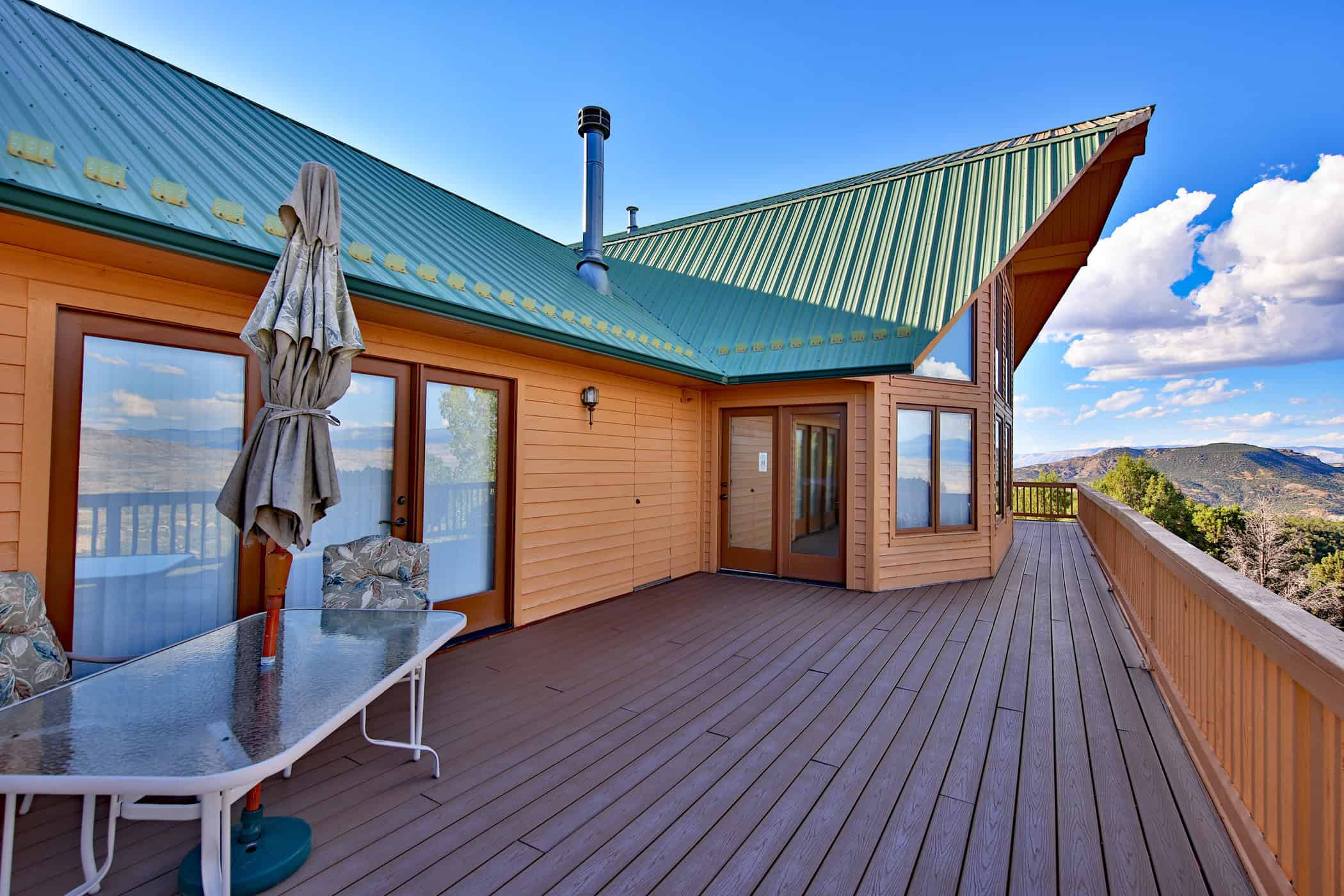 Mountain Home with Cabin on Acreage and Borders BLM For Sale in Colorado