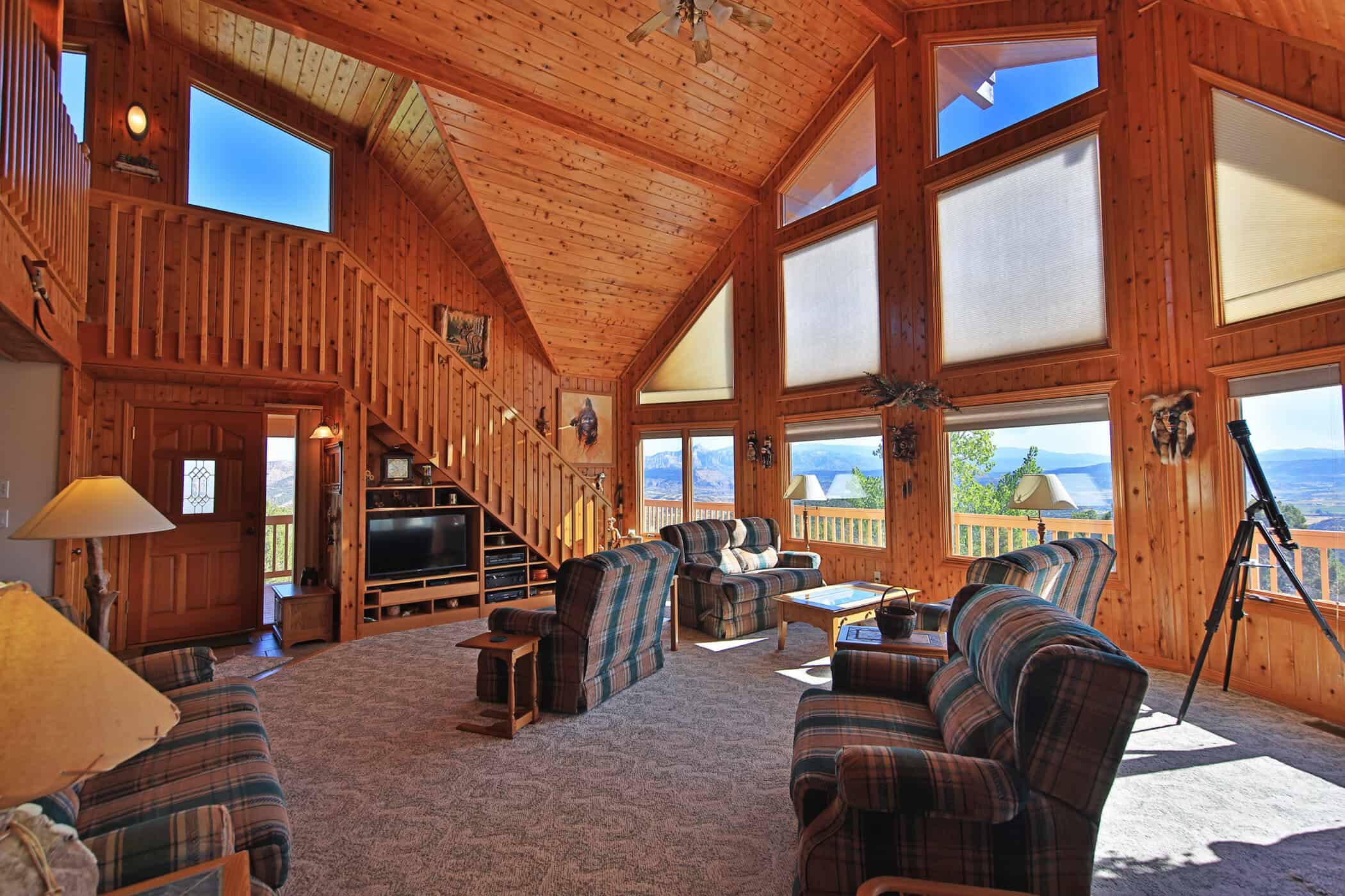 Mountain Home with Cabin on Acreage and Borders BLM For Sale in Colorado
