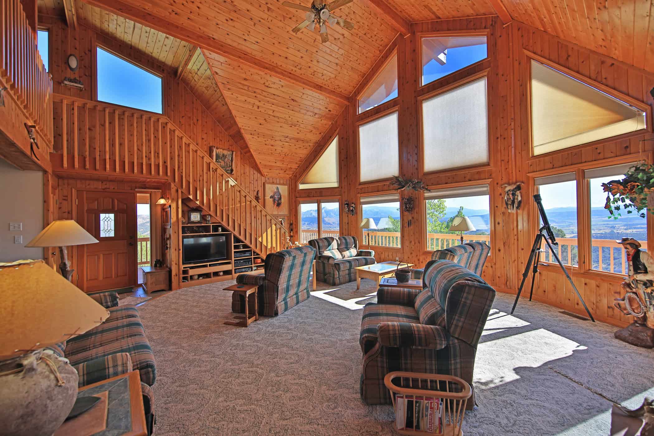 Mountain Home with Cabin on Acreage and Borders BLM For Sale in Colorado
