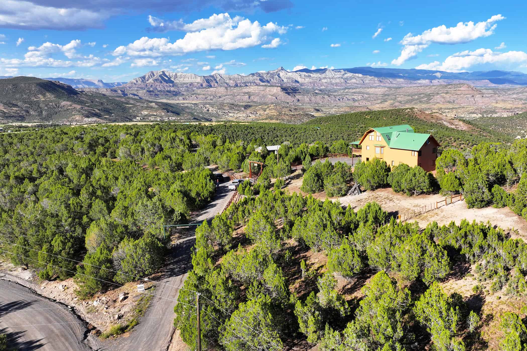 Mountain Home with Cabin on Acreage and Borders BLM For Sale in Colorado