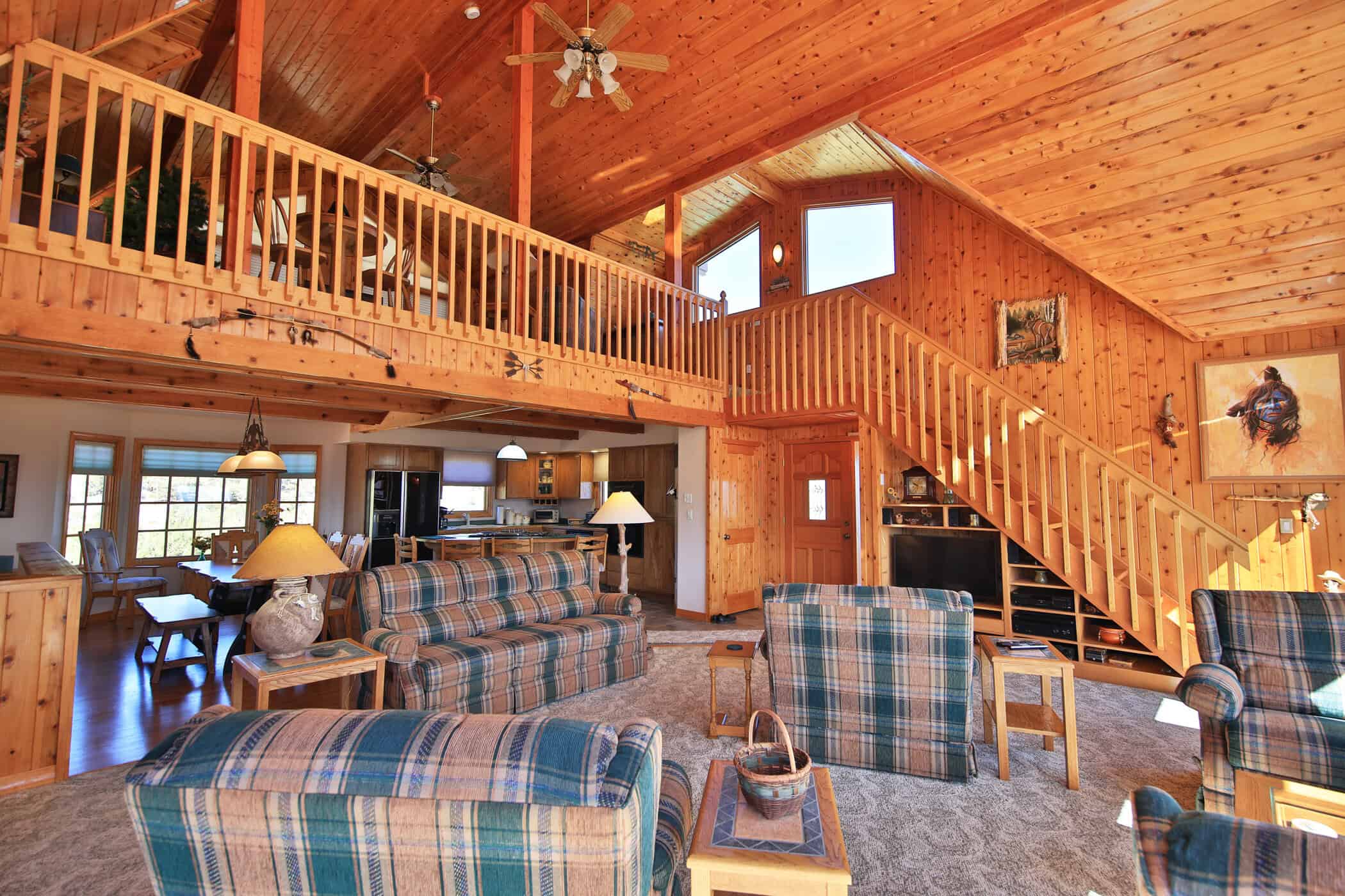 Mountain Home with Cabin on Acreage and Borders BLM For Sale in Colorado