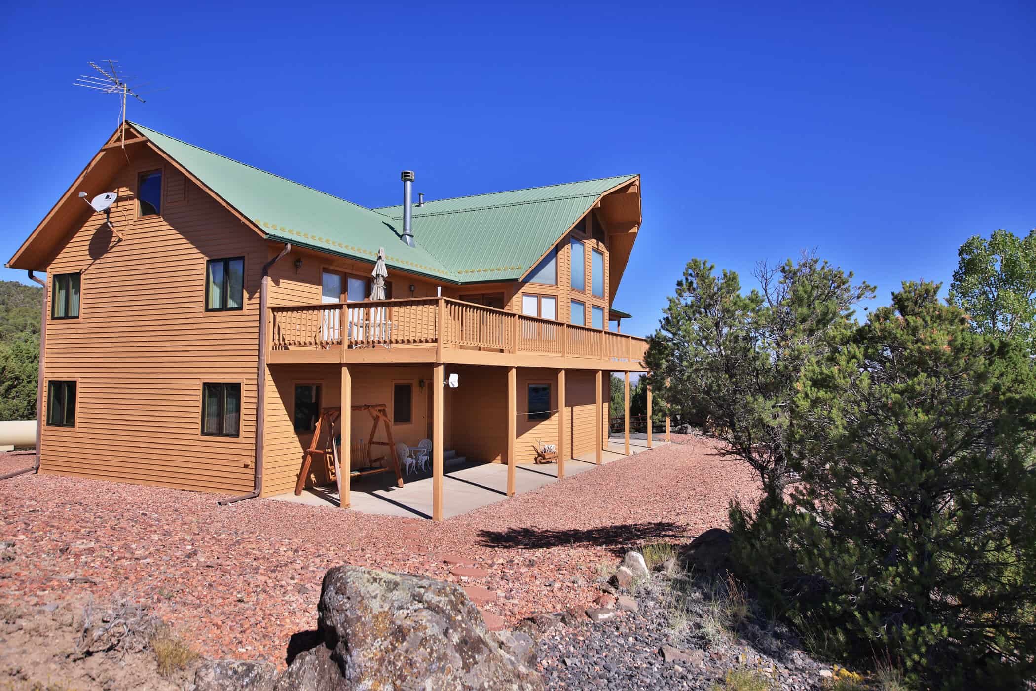 Mountain Home with Cabin on Acreage and Borders BLM For Sale in Colorado