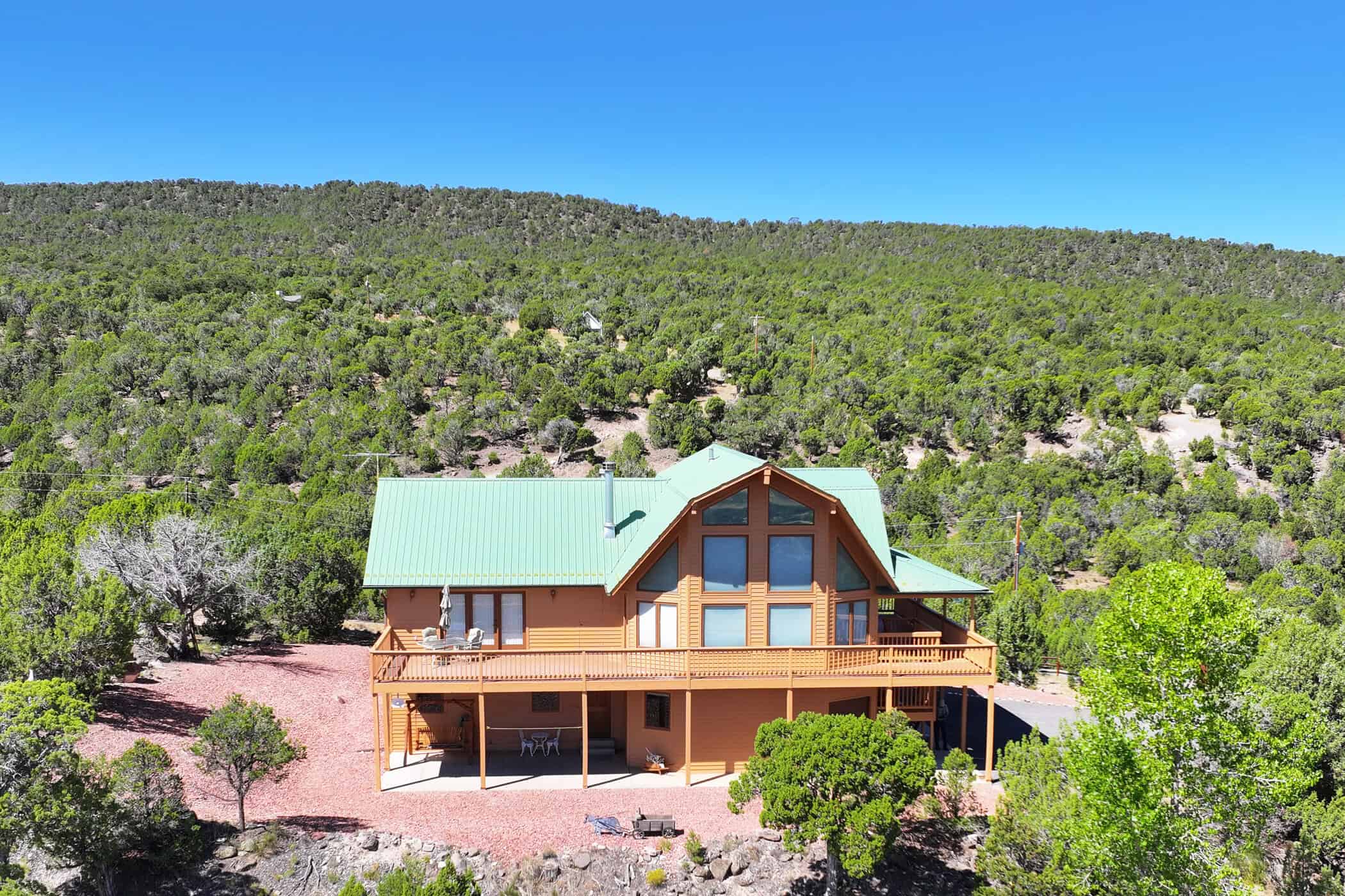 Mountain Home with Cabin on Acreage and Borders BLM For Sale in Colorado