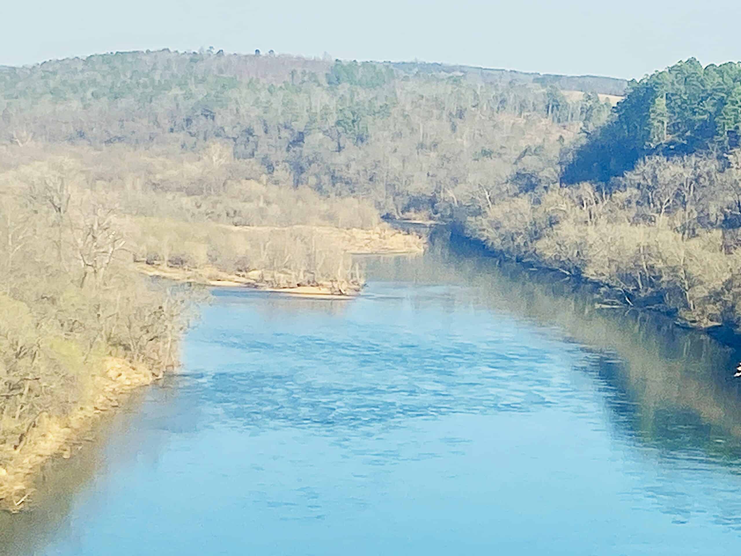 RURAL RIVERFRONT LAND WITH GREAT VIEWS FOR SALE IN ARKANSAS