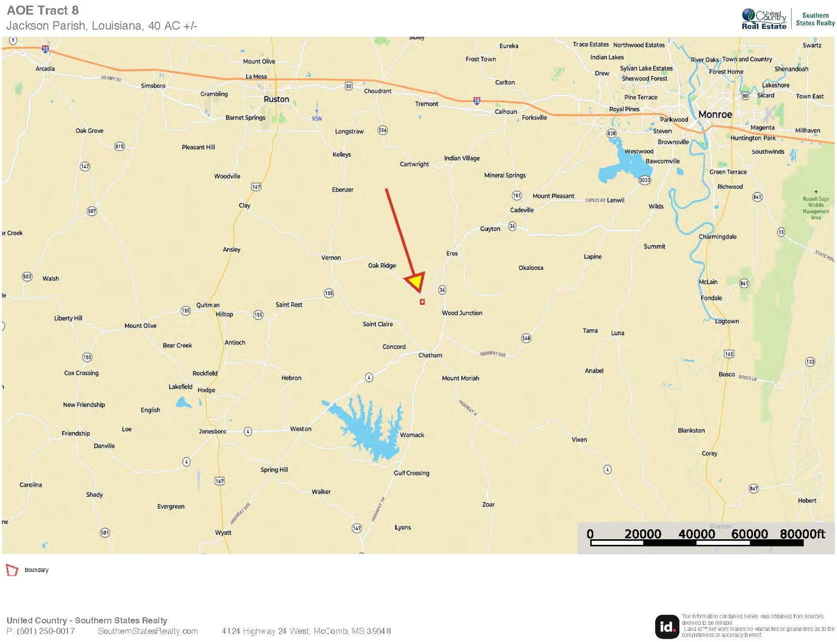 40 Acres Timberland for sale North Louisiana