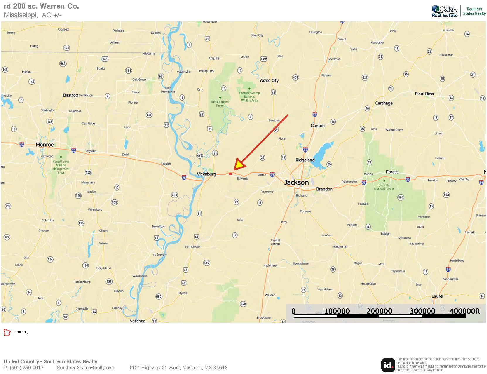 Land for Sale in Warren County, MS