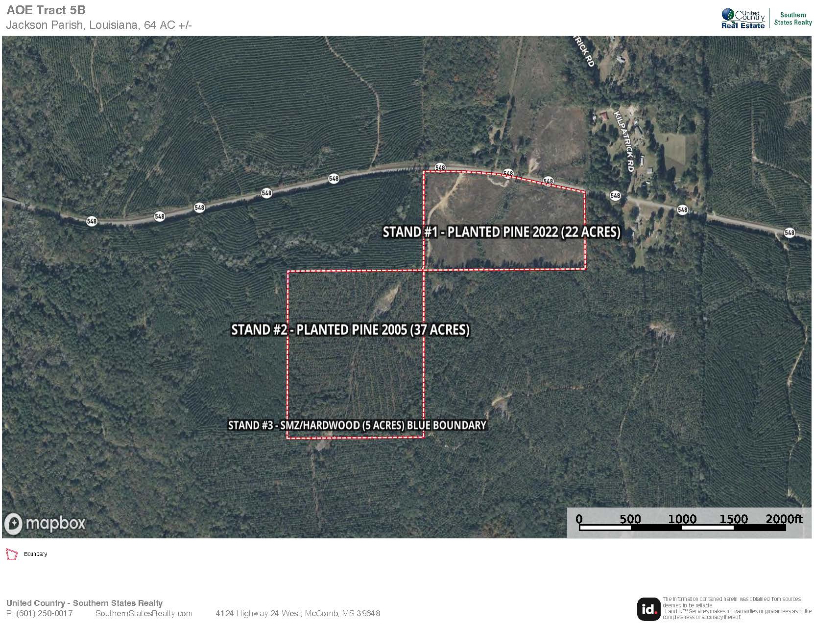 64 Acre Timberland Hunting Property Jackson Parish North LA