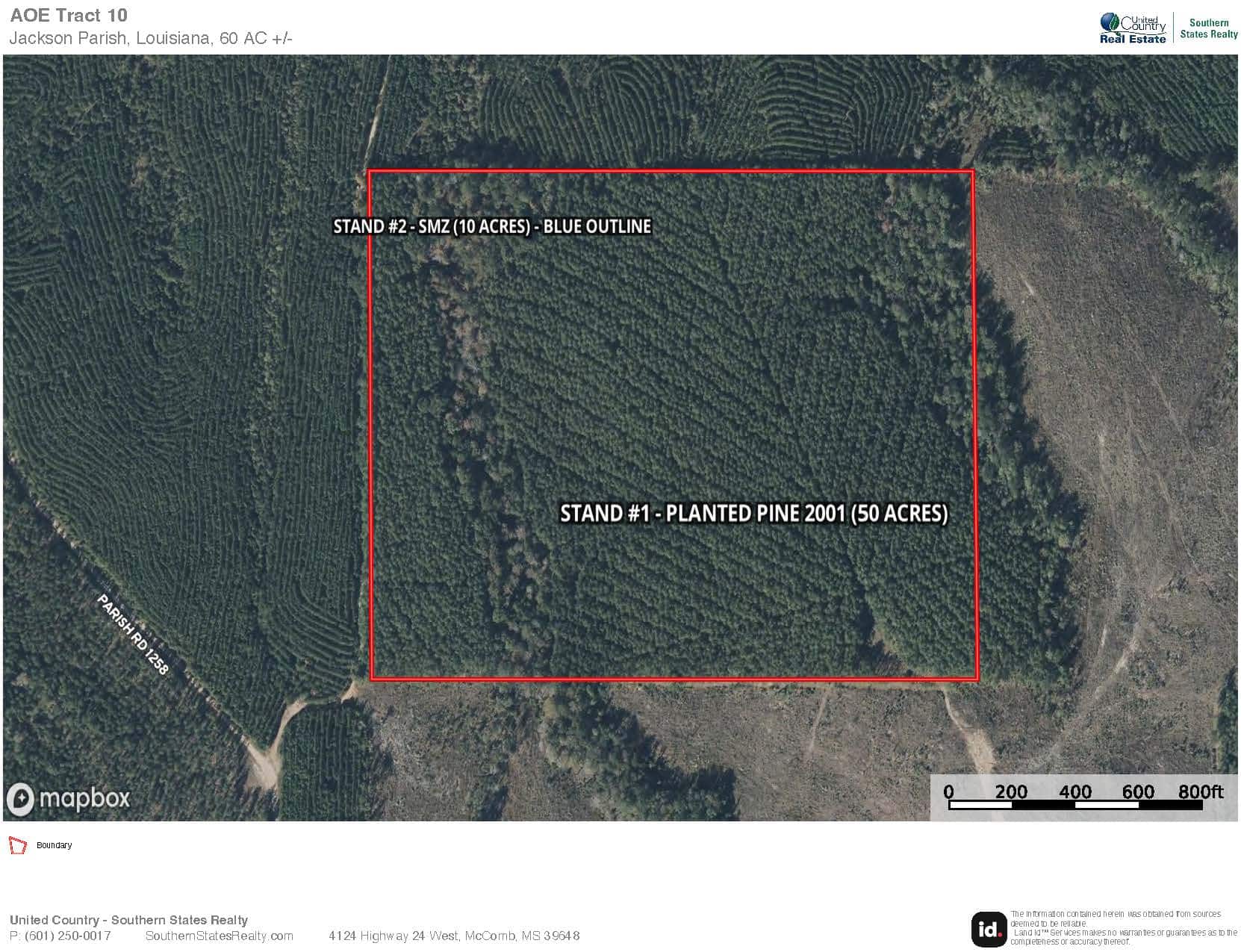 60 Acre Jackson Parish Timberland & Hunting Property