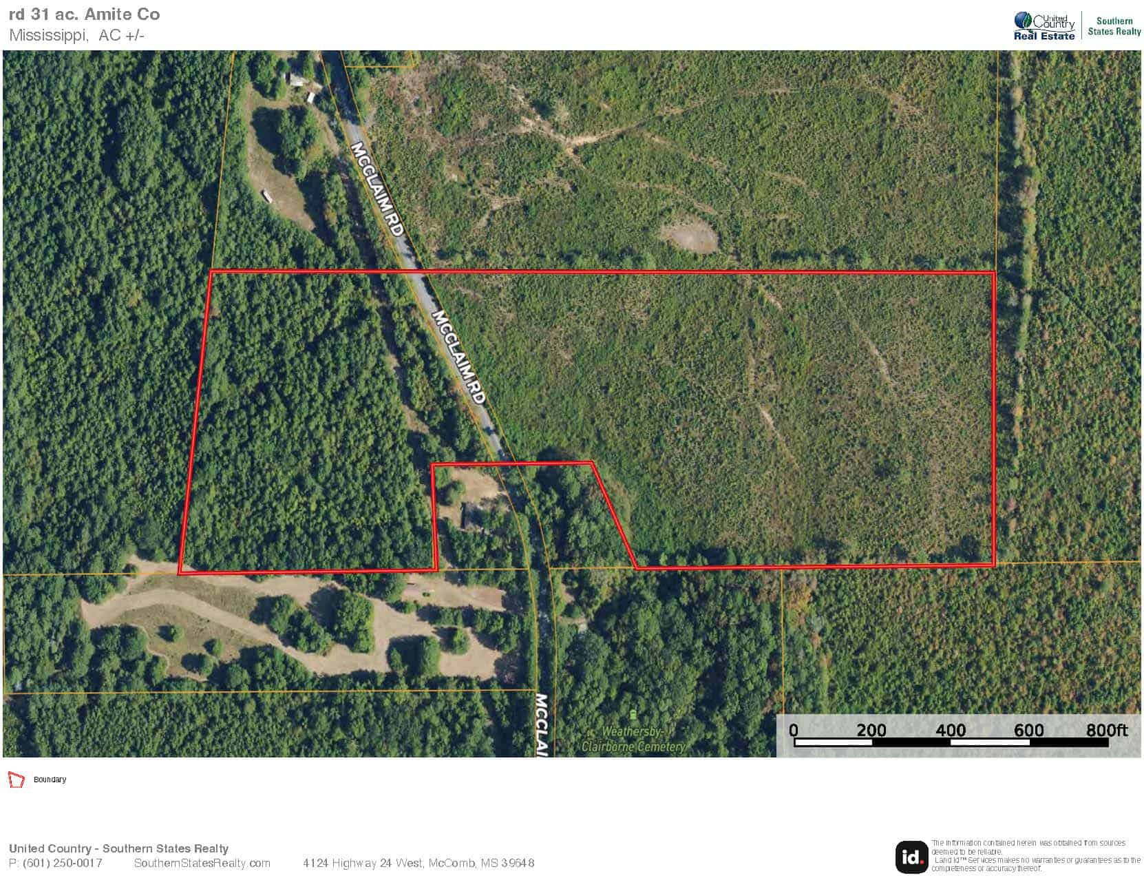 Land for Sale in Amite County, MS