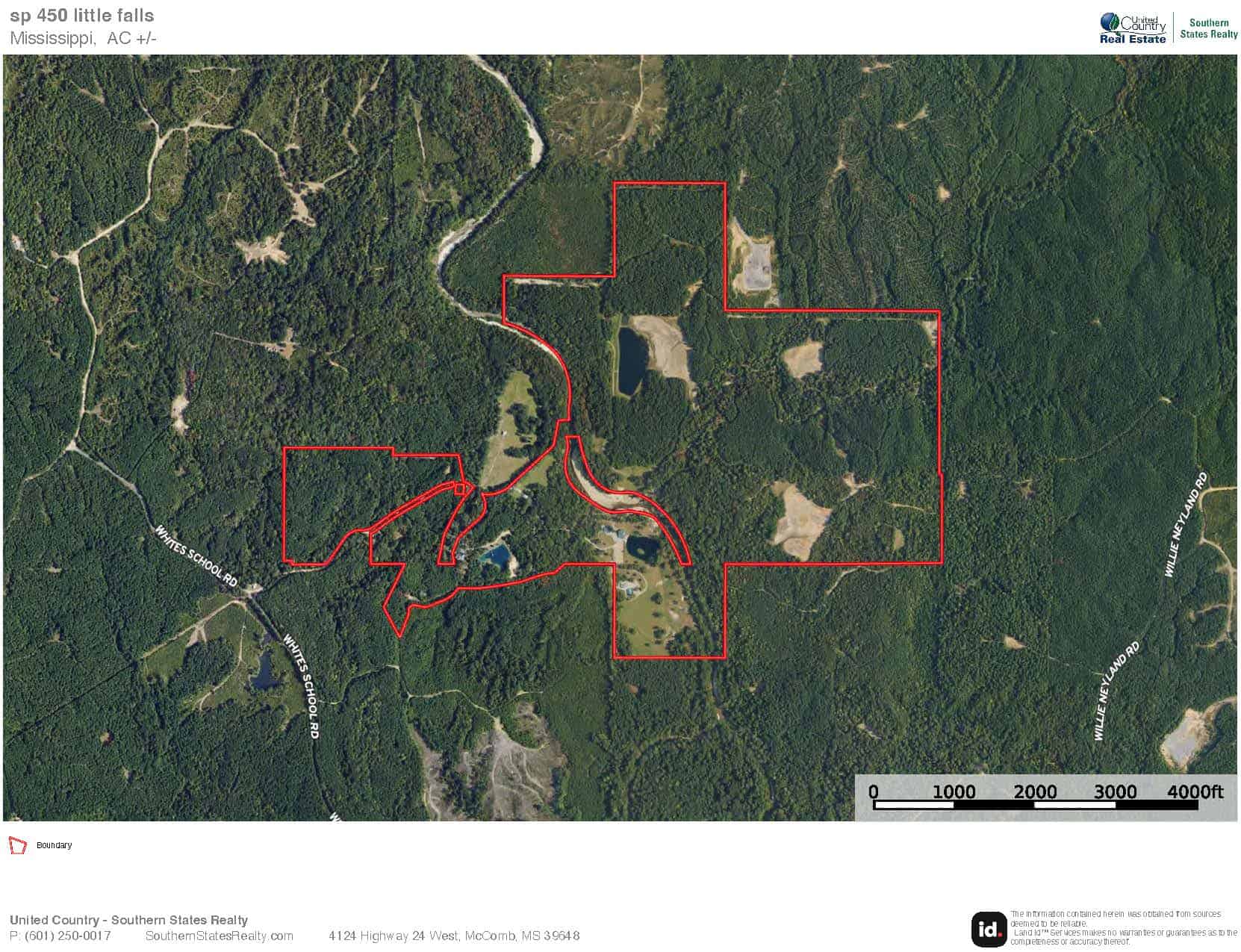 Hunting Lodge with Waterfall in Wilkinson County, MS