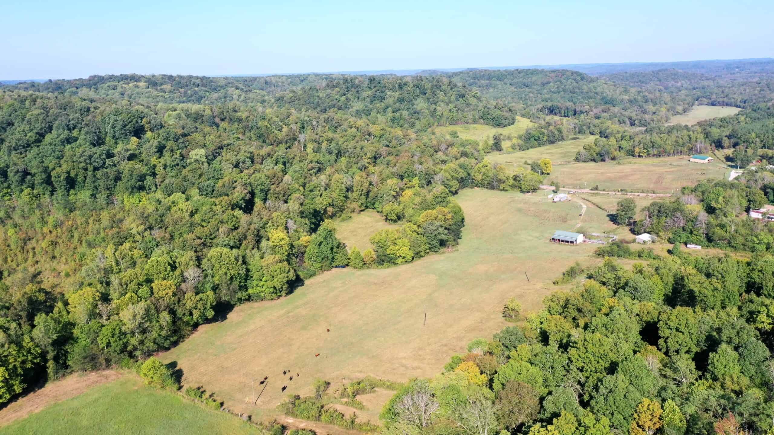 Tennessee Farm for Sale with Barn, Shop, Fencing, Septic, Creek, and Hunting