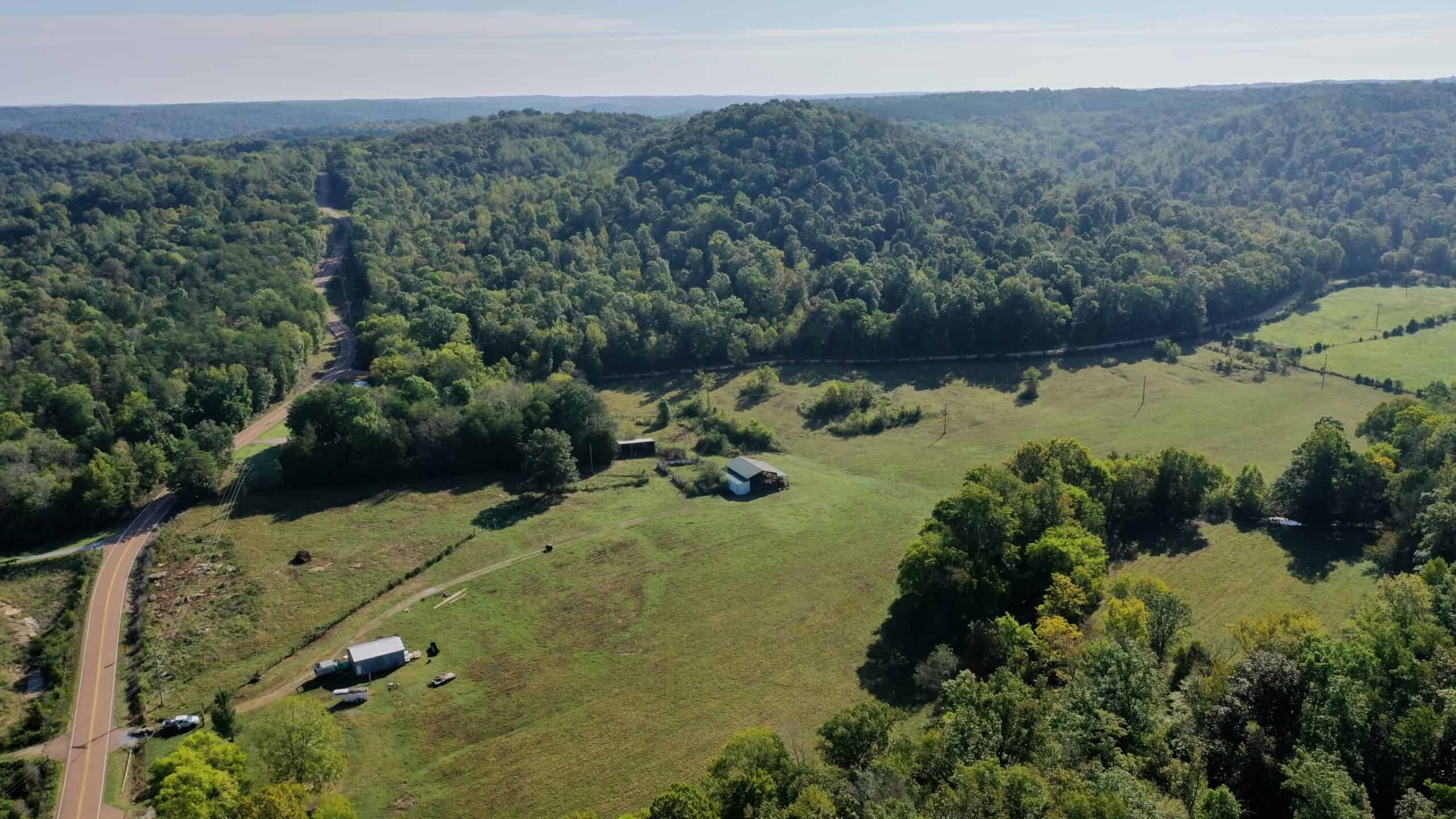 Tennessee Farm for Sale with Barn, Shop, Fencing, Septic, Creek, and Hunting