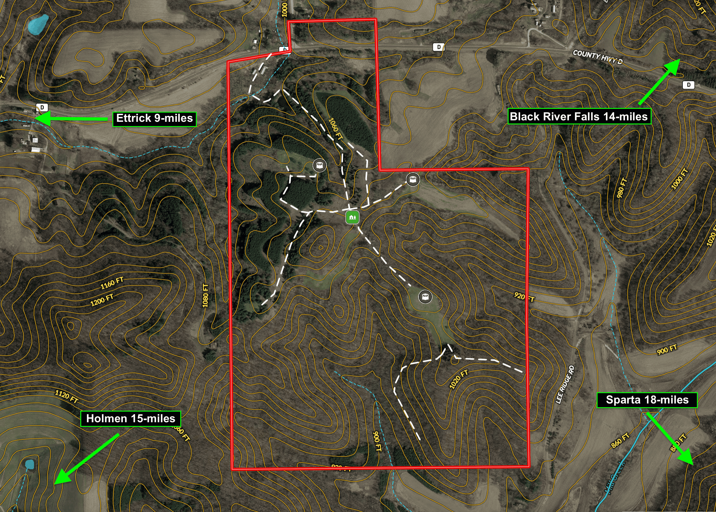 World-Class Recreational and Hunting Property for Sale in Jackson County, Wisconsin