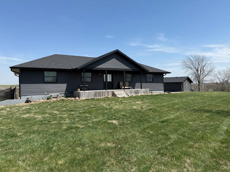 Rural Home on Highway with 7 ± Acres – 1 Mile from Mount Ayr