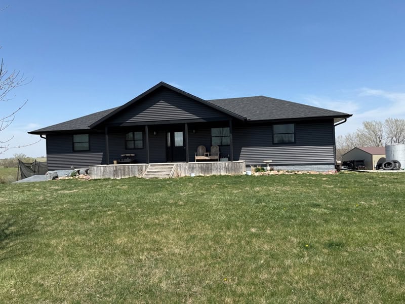 Rural Home on Highway with 7 ± Acres – 1 Mile from Mount Ayr