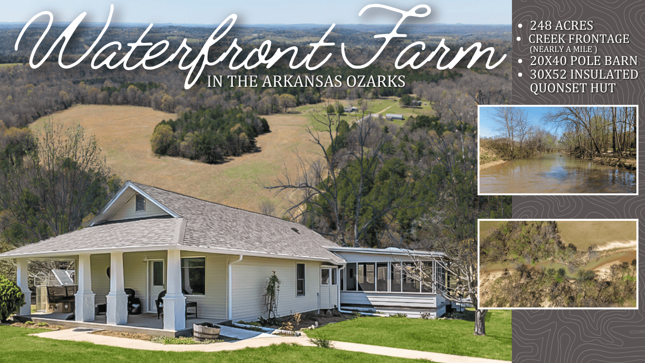 Home and Farm for sale in the Northern Arkansas Ozarks