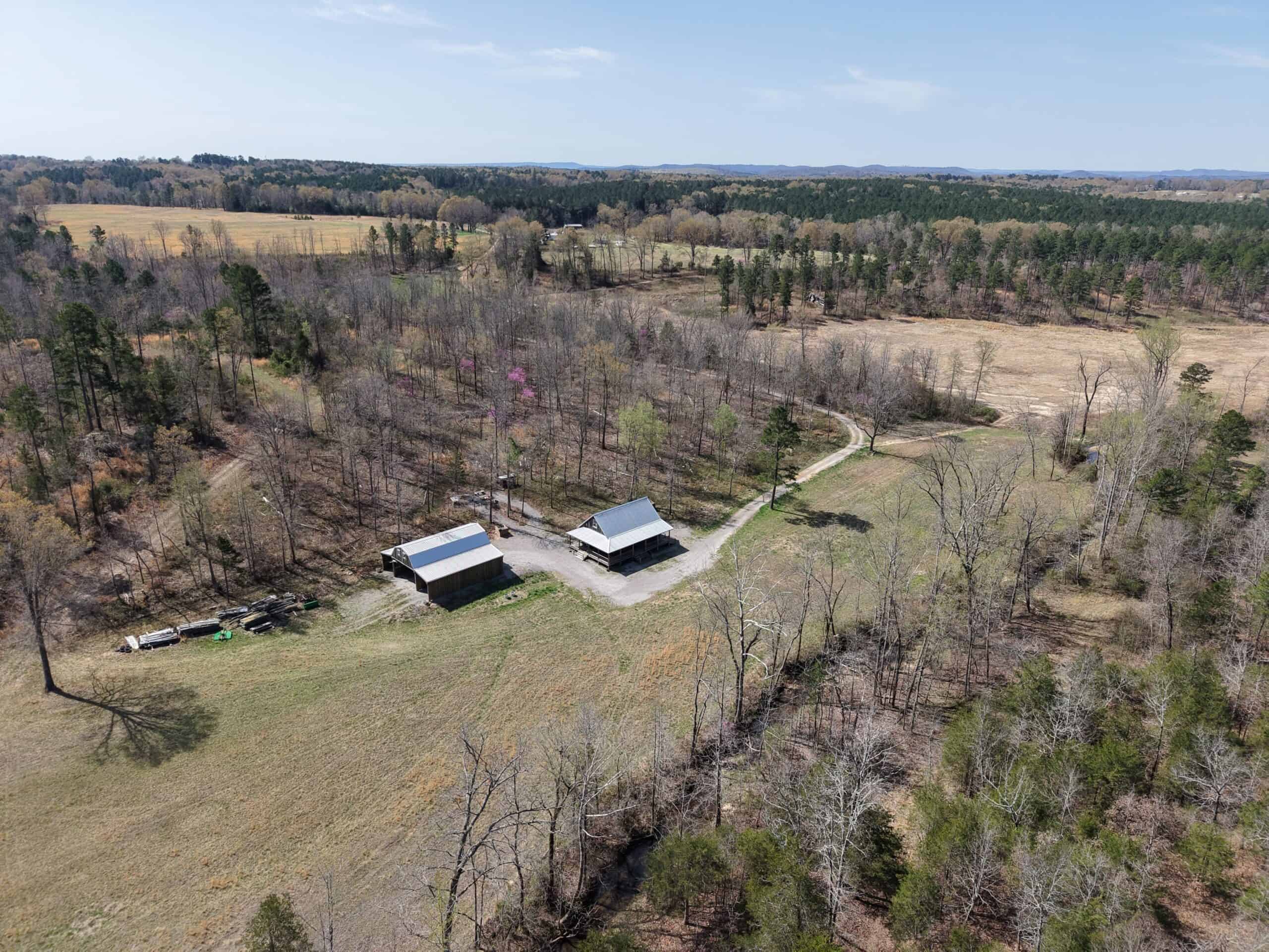 HUNTING AND RECREATIONAL LAND WITH CREEKSIDE CABIN