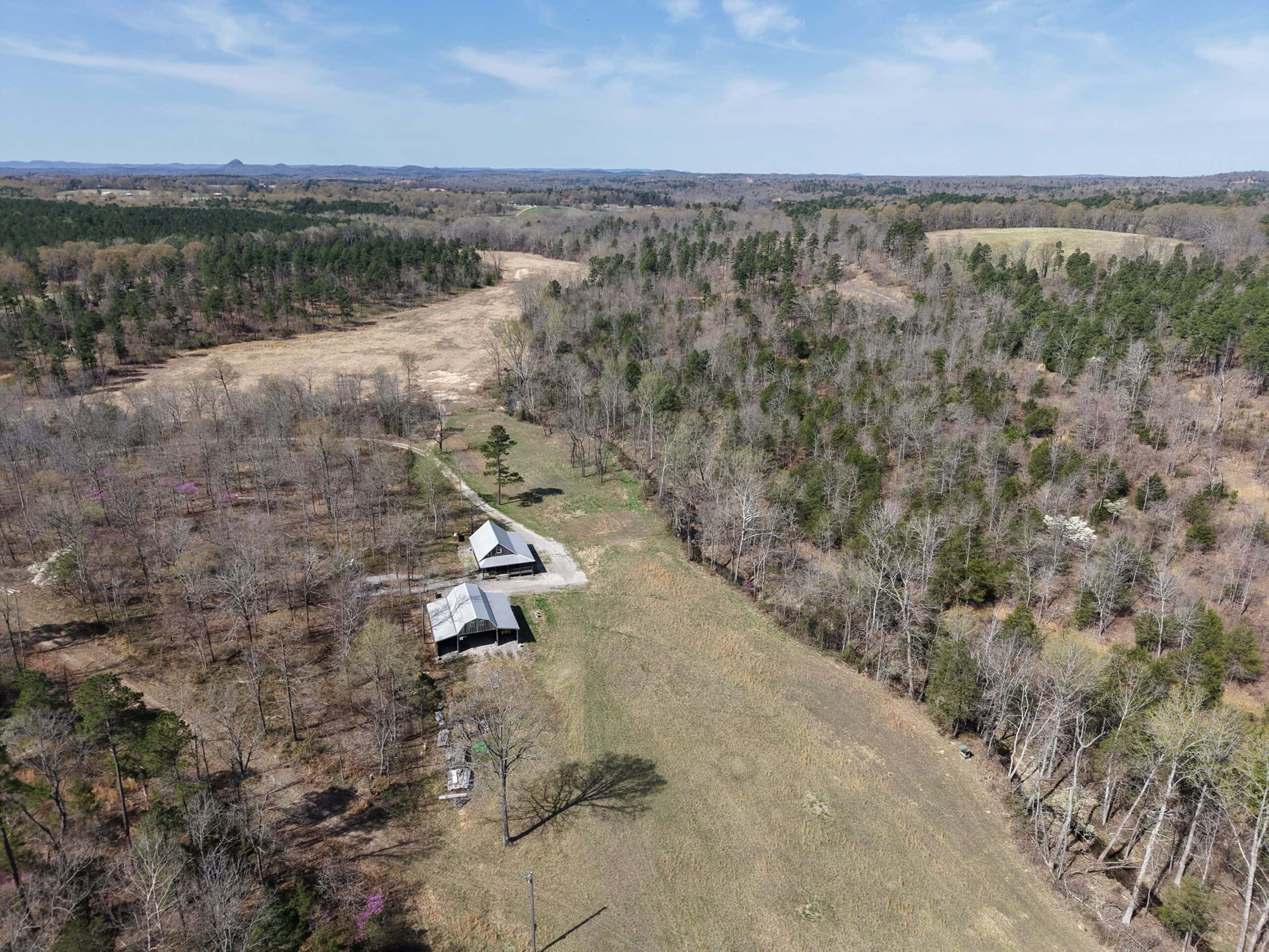 HUNTING AND RECREATIONAL LAND WITH CREEKSIDE CABIN