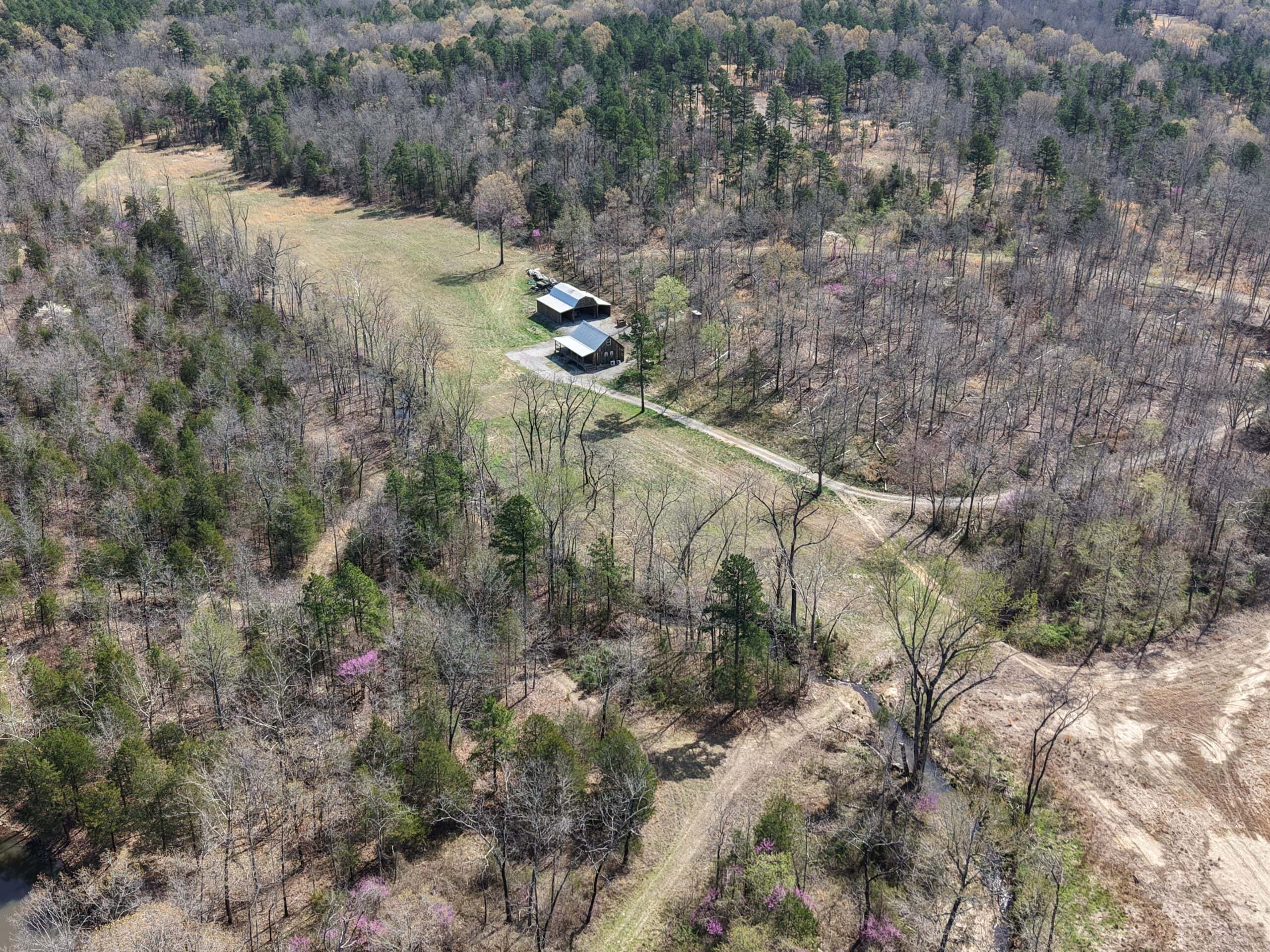 HUNTING AND RECREATIONAL LAND WITH CREEKSIDE CABIN
