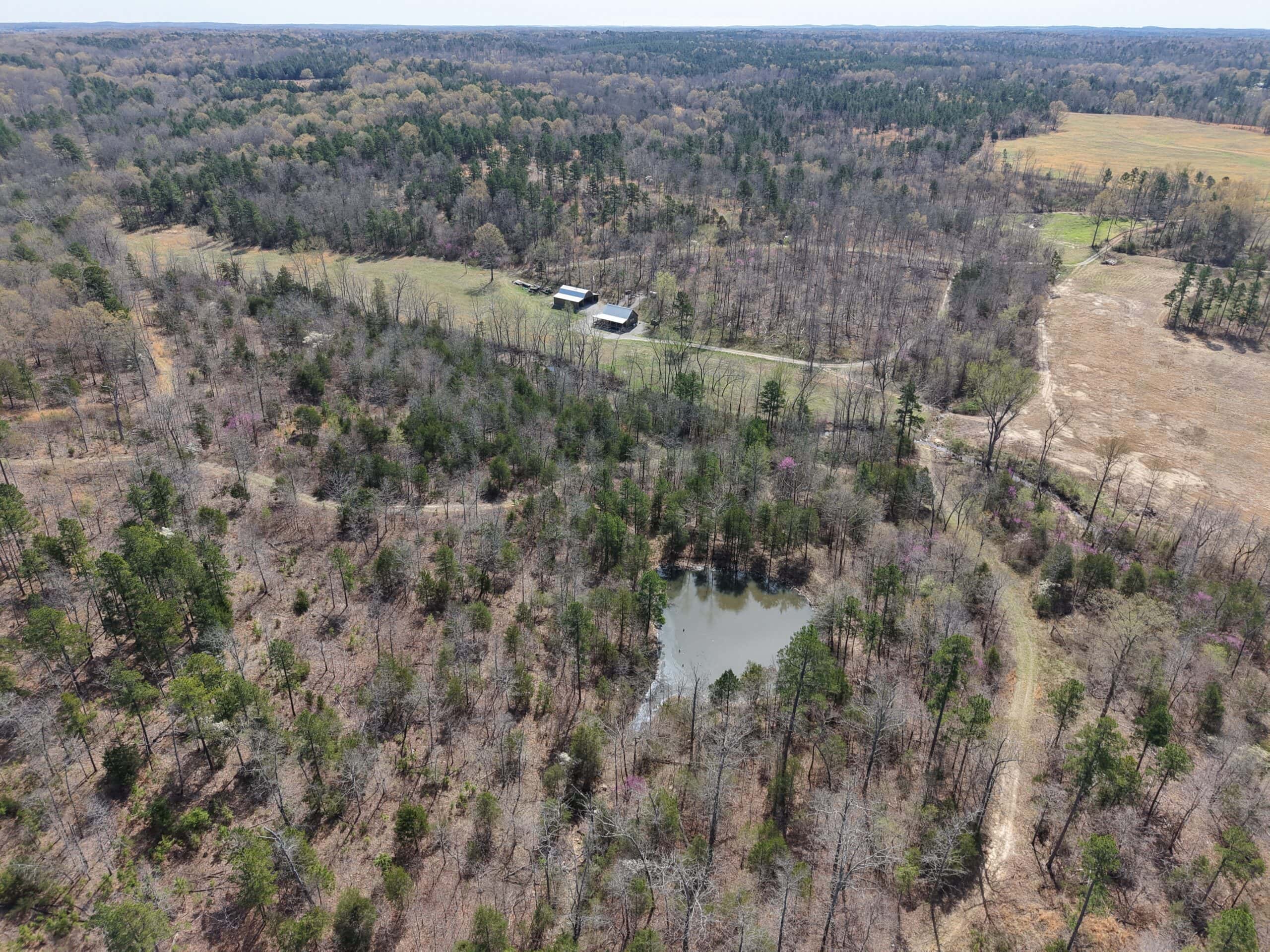 HUNTING AND RECREATIONAL LAND WITH CREEKSIDE CABIN