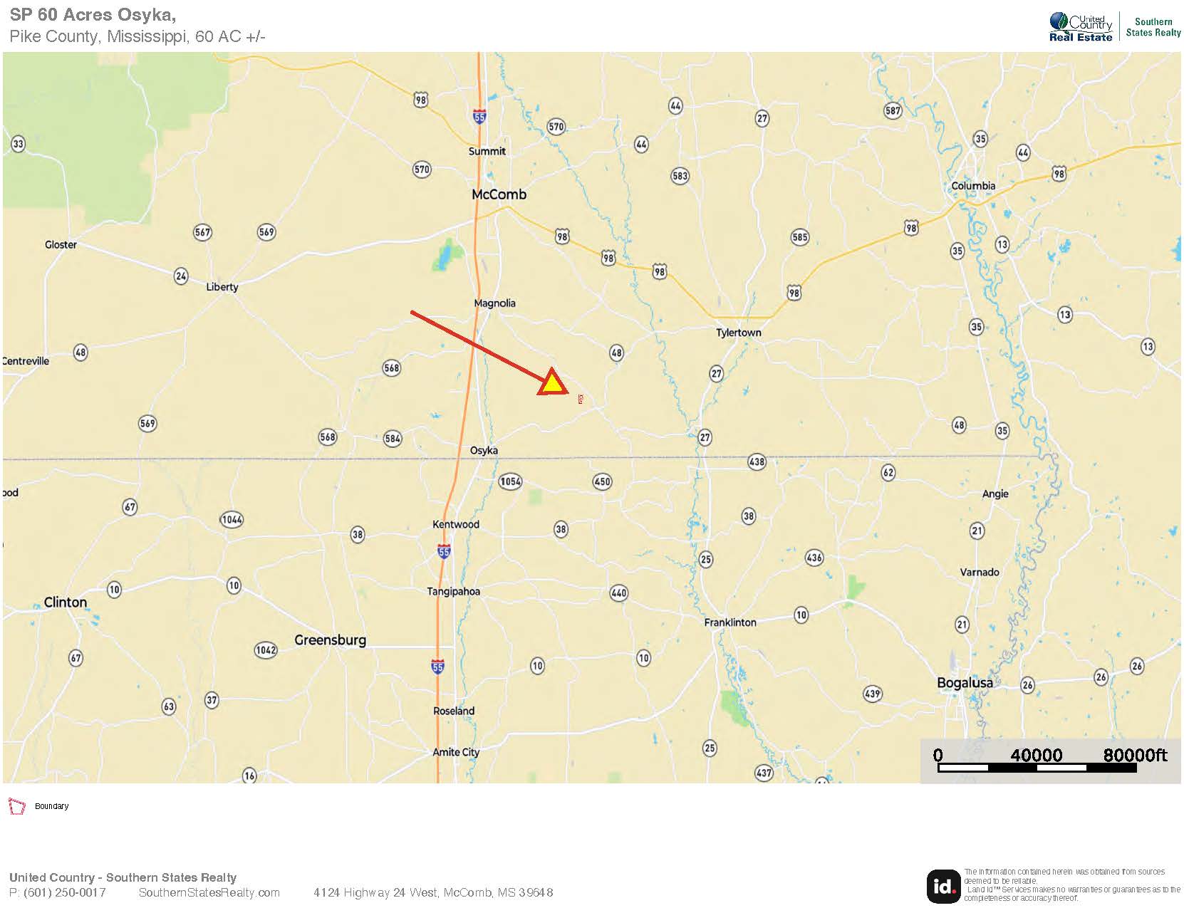 Deer and Turkey Property in Pike County, MS