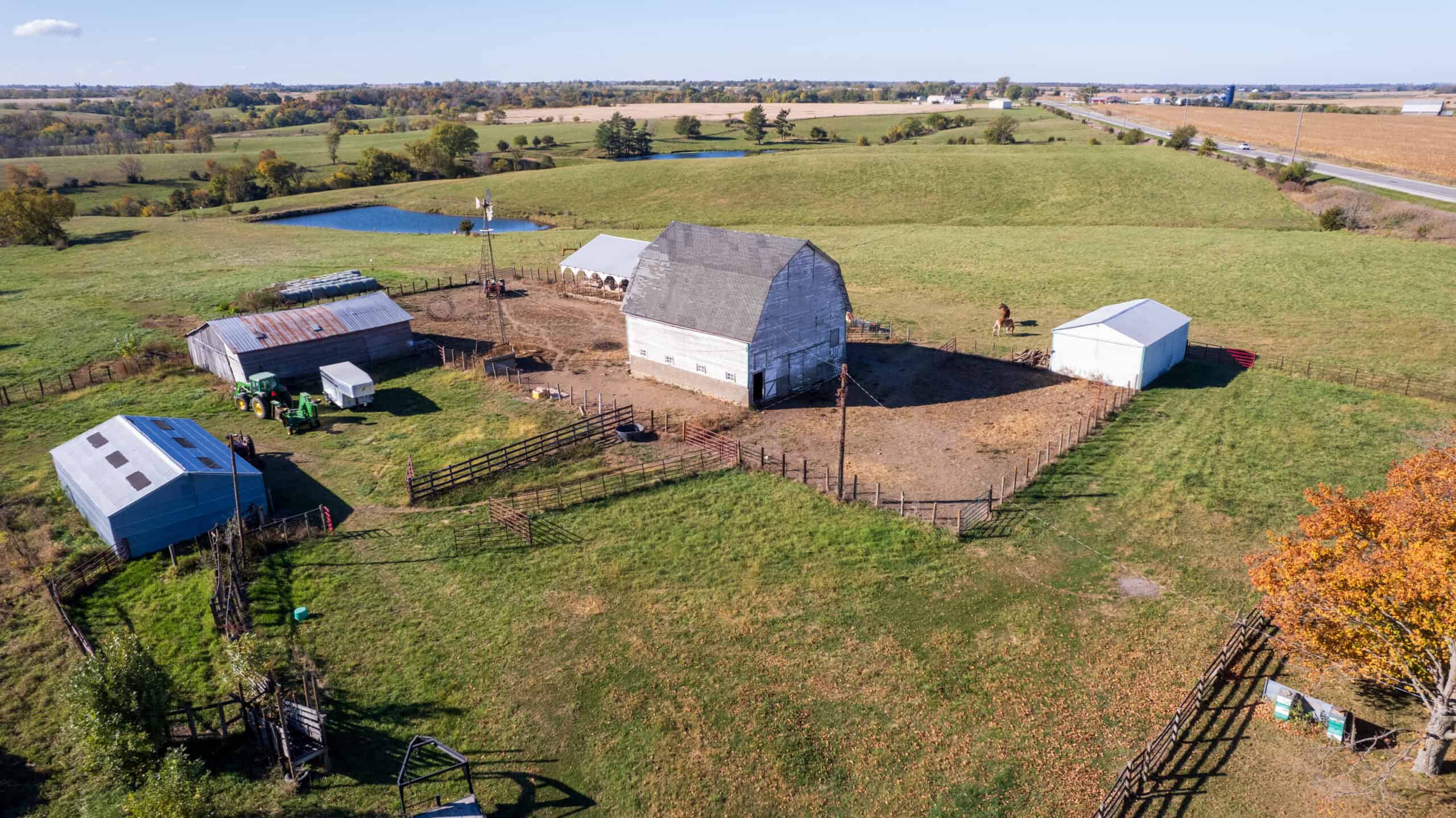 Marion County Farm with Remodeled Home