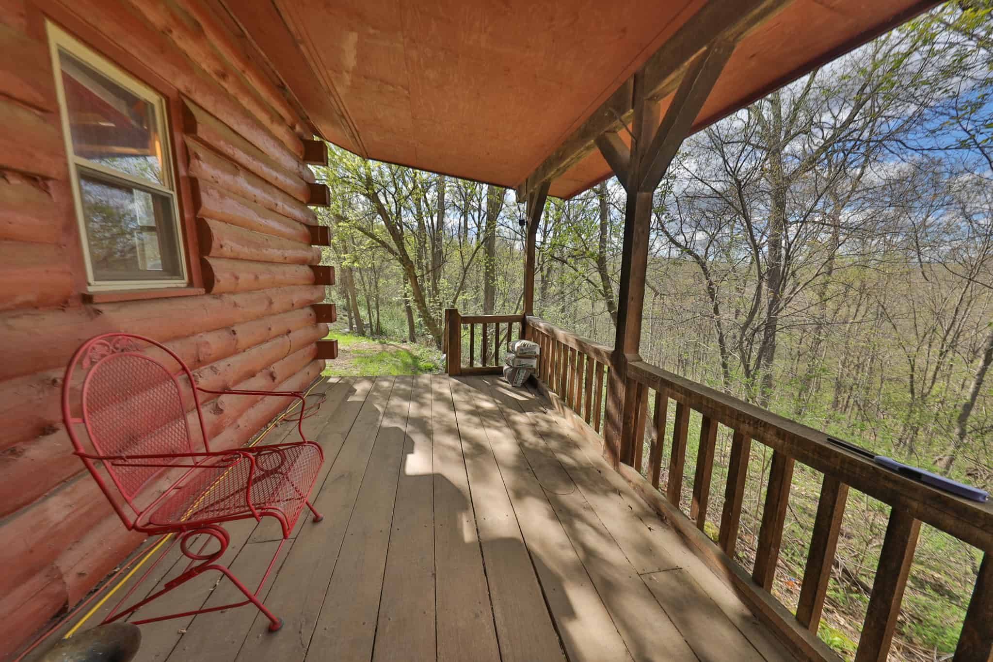 Mississippi River Hilltop Cabin for Sale in Crawford County, WI