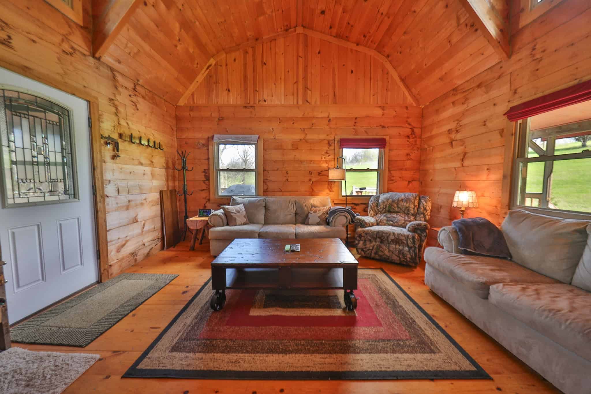 Mississippi River Hilltop Cabin for Sale in Crawford County, WI