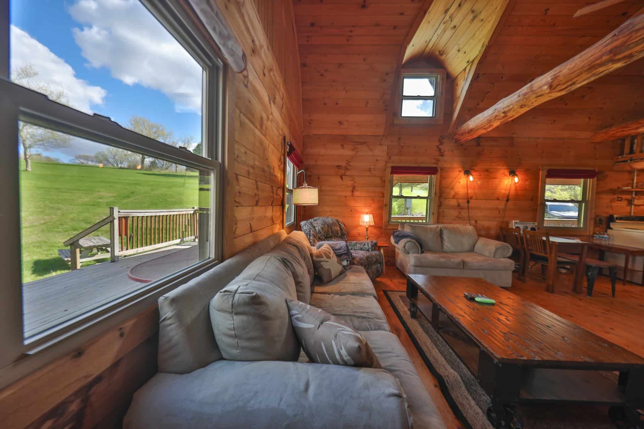 Mississippi River Hilltop Cabin for Sale in Crawford County, WI