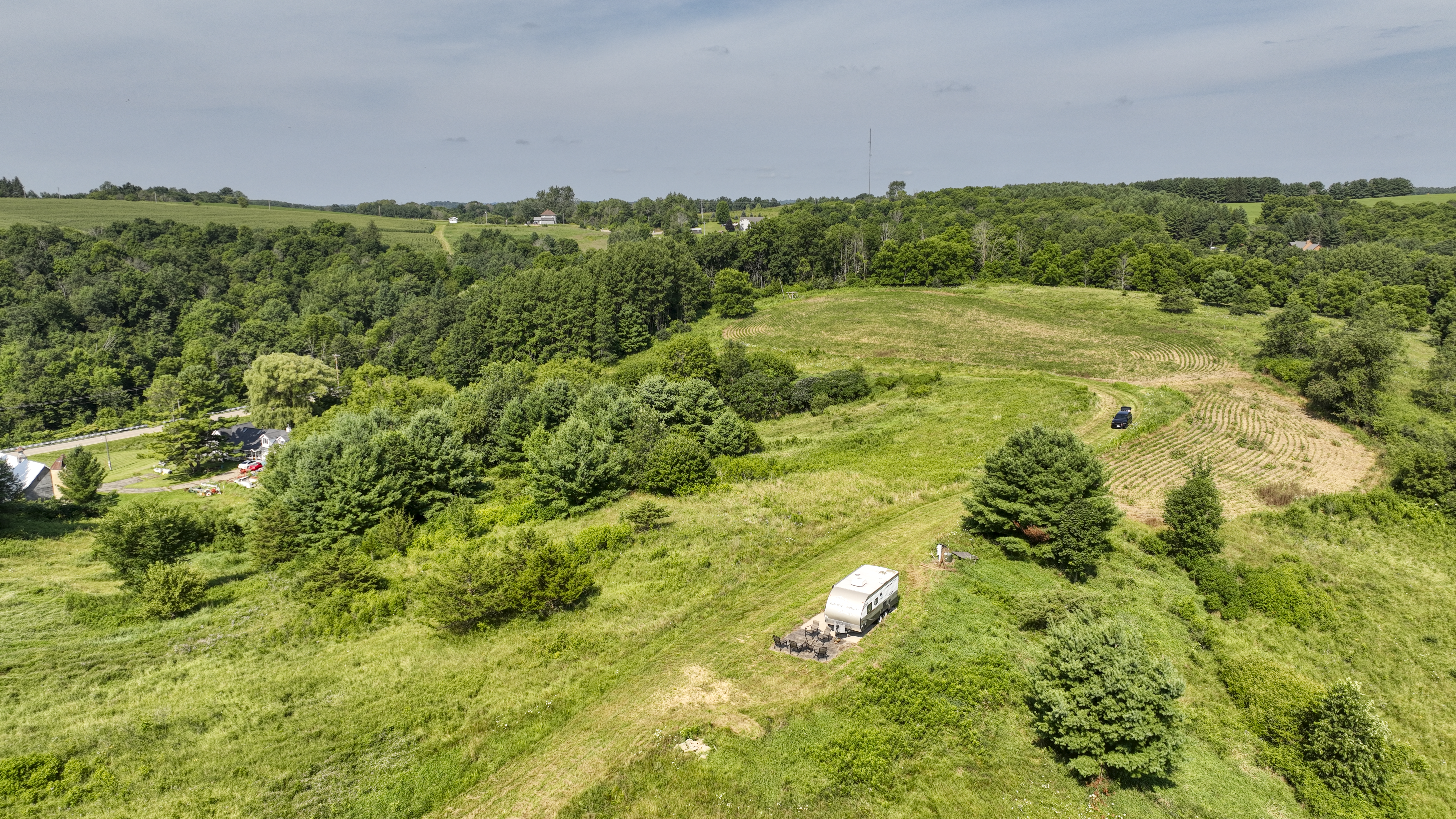 65-acre trophy whitetail and turkey hotspot