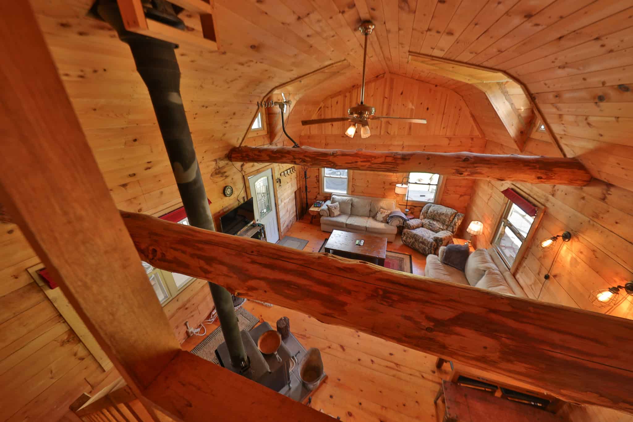 Mississippi River Hilltop Cabin for Sale in Crawford County, WI