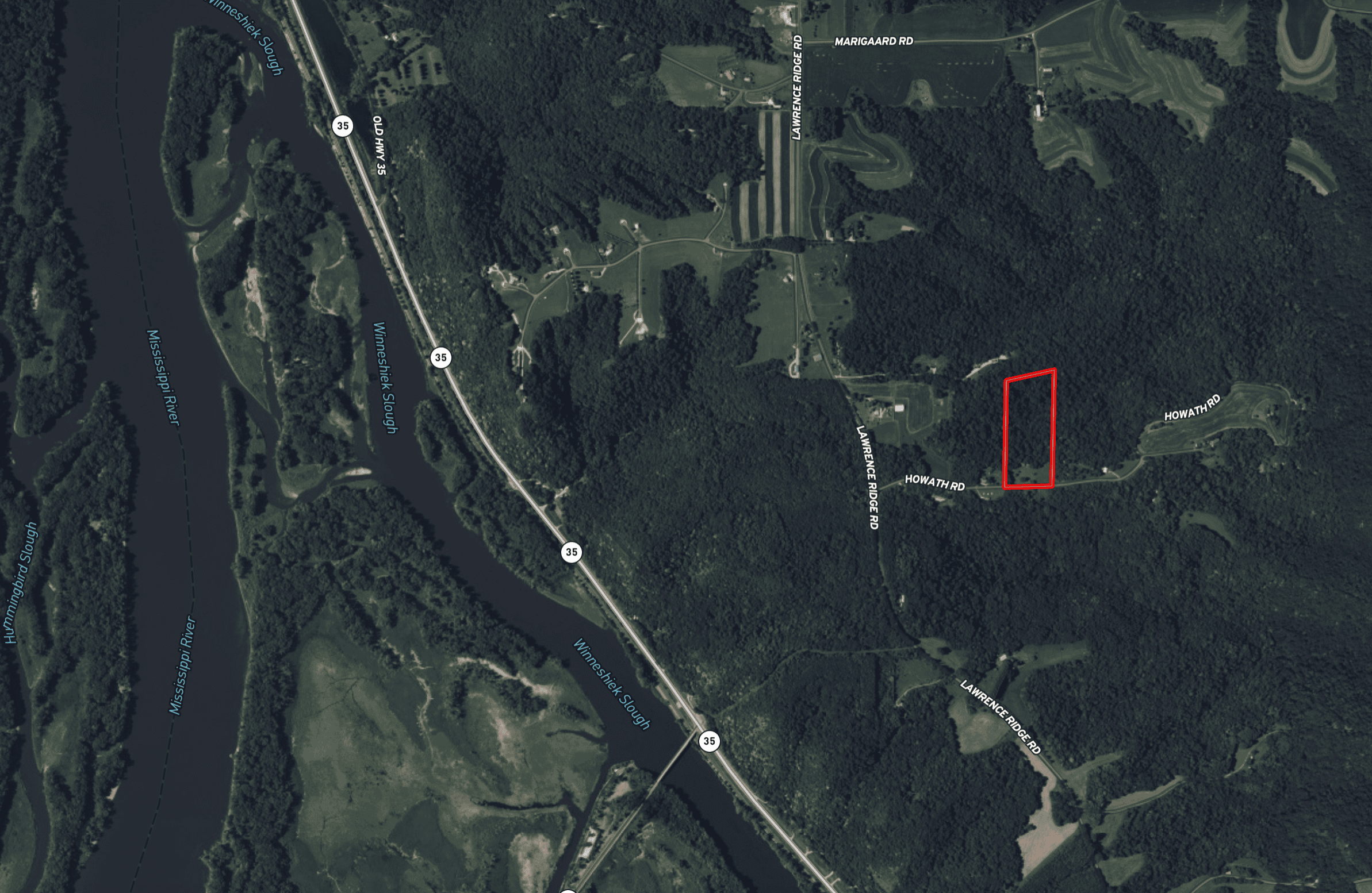 Mississippi River Hilltop Cabin for Sale in Crawford County, WI