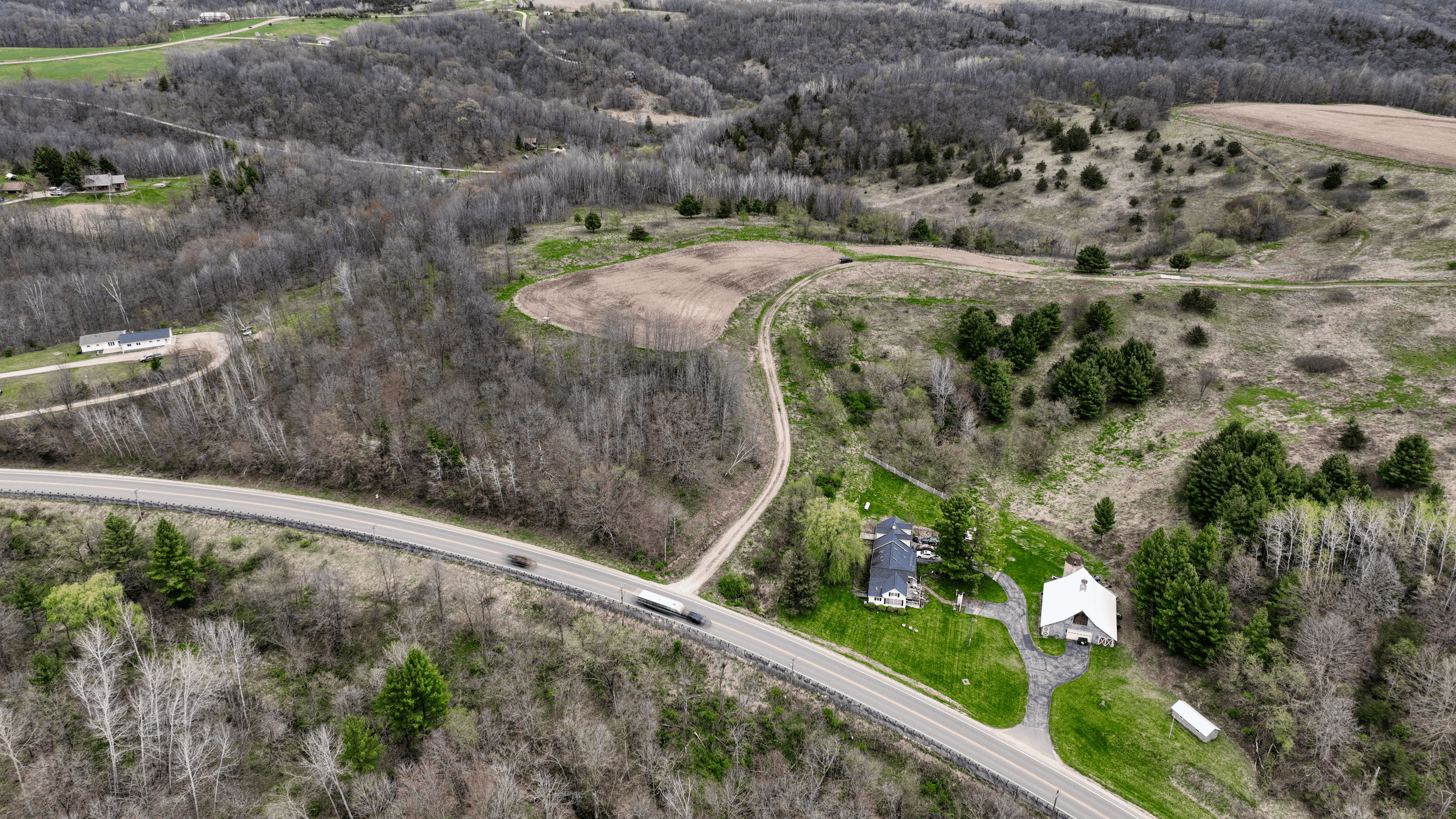 65-acre trophy whitetail and turkey hotspot