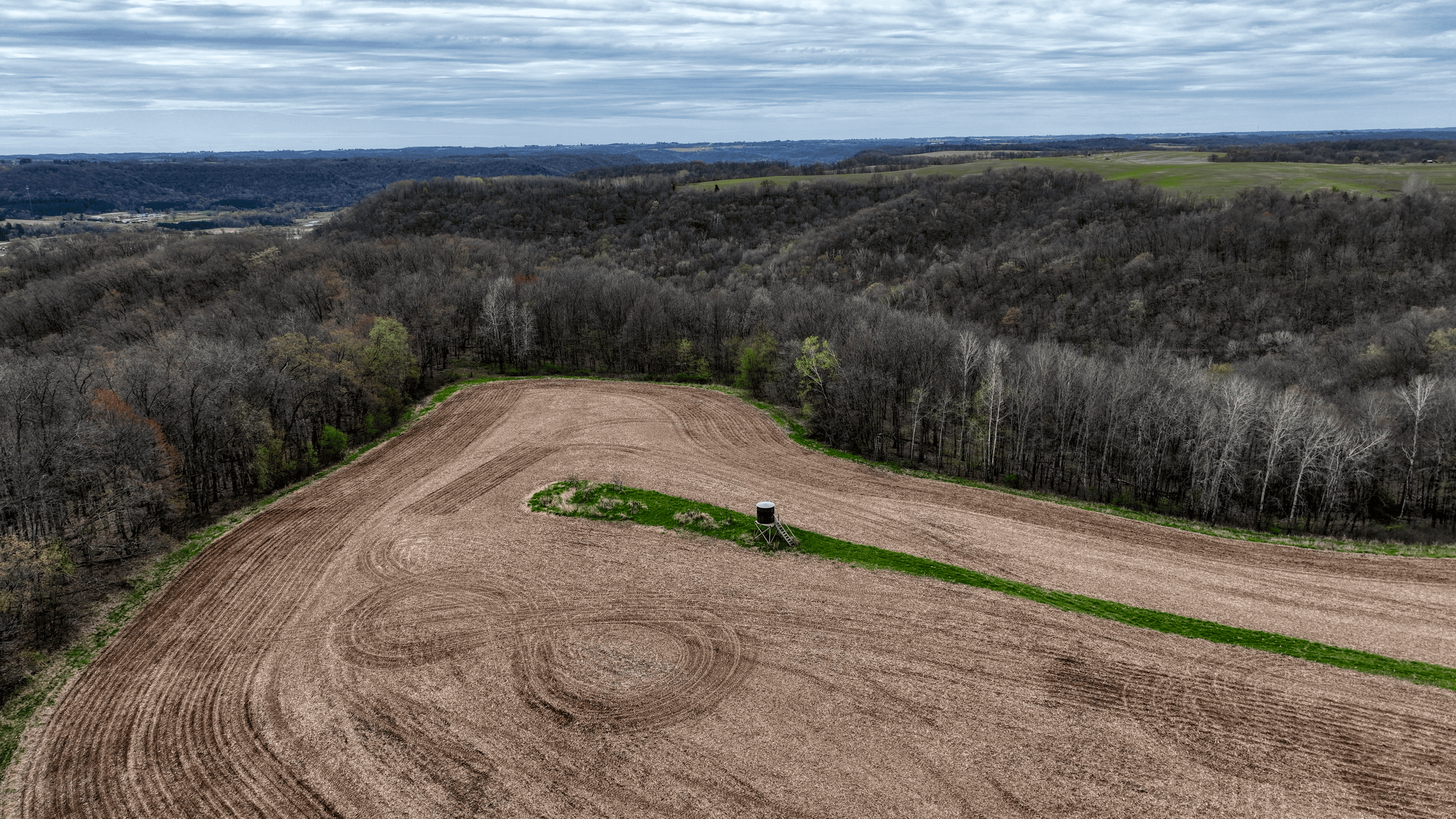 65-acre trophy whitetail and turkey hotspot
