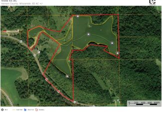 65-acre trophy whitetail and turkey hotspot