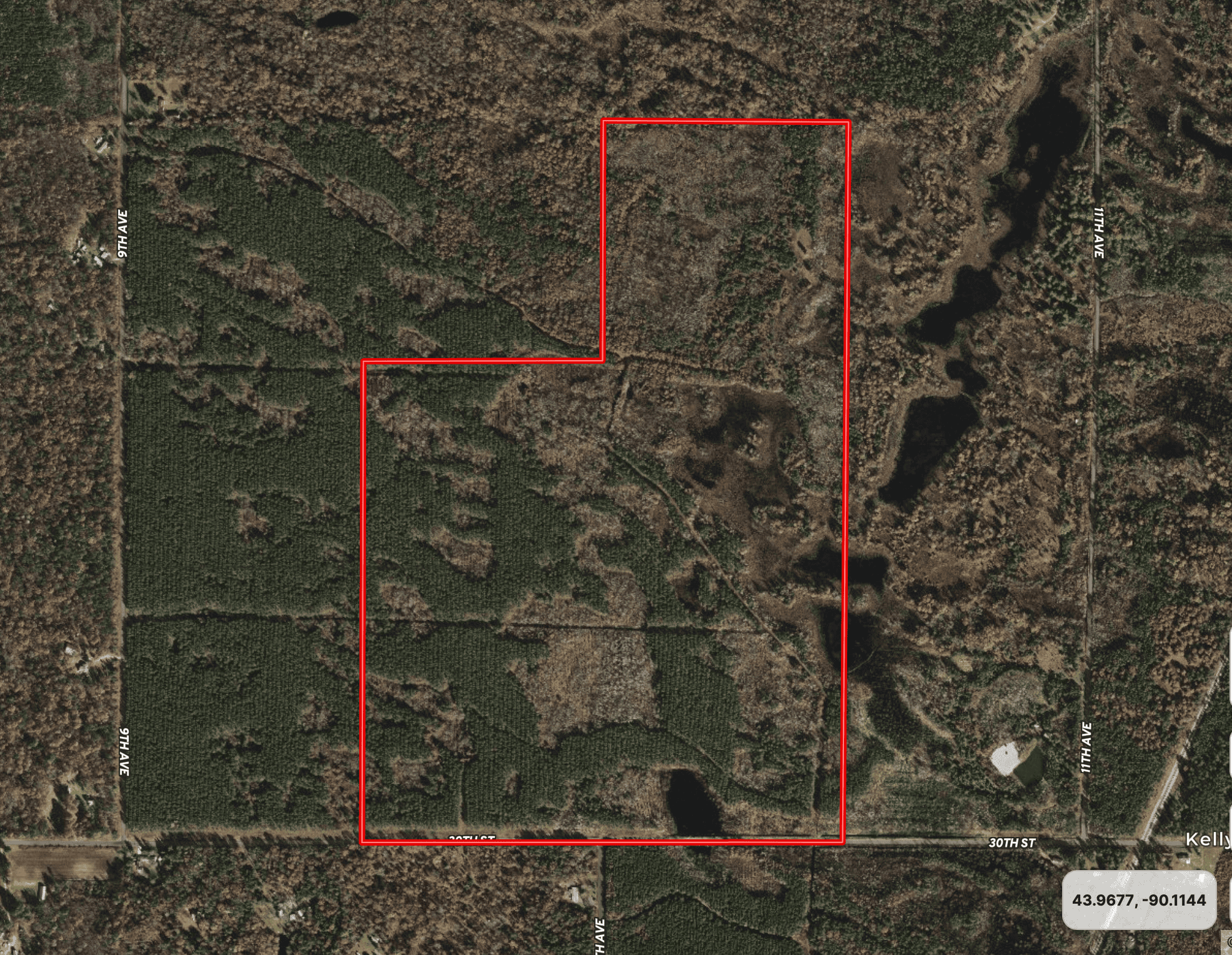Juneau County WI 200-Acre Tract of Land