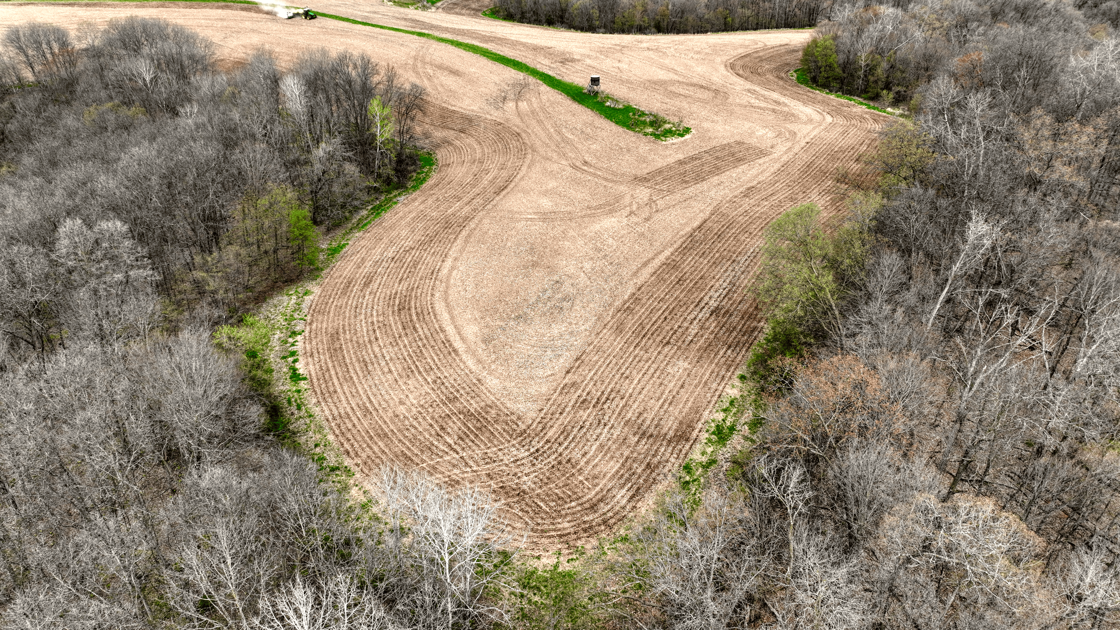 65-acre trophy whitetail and turkey hotspot