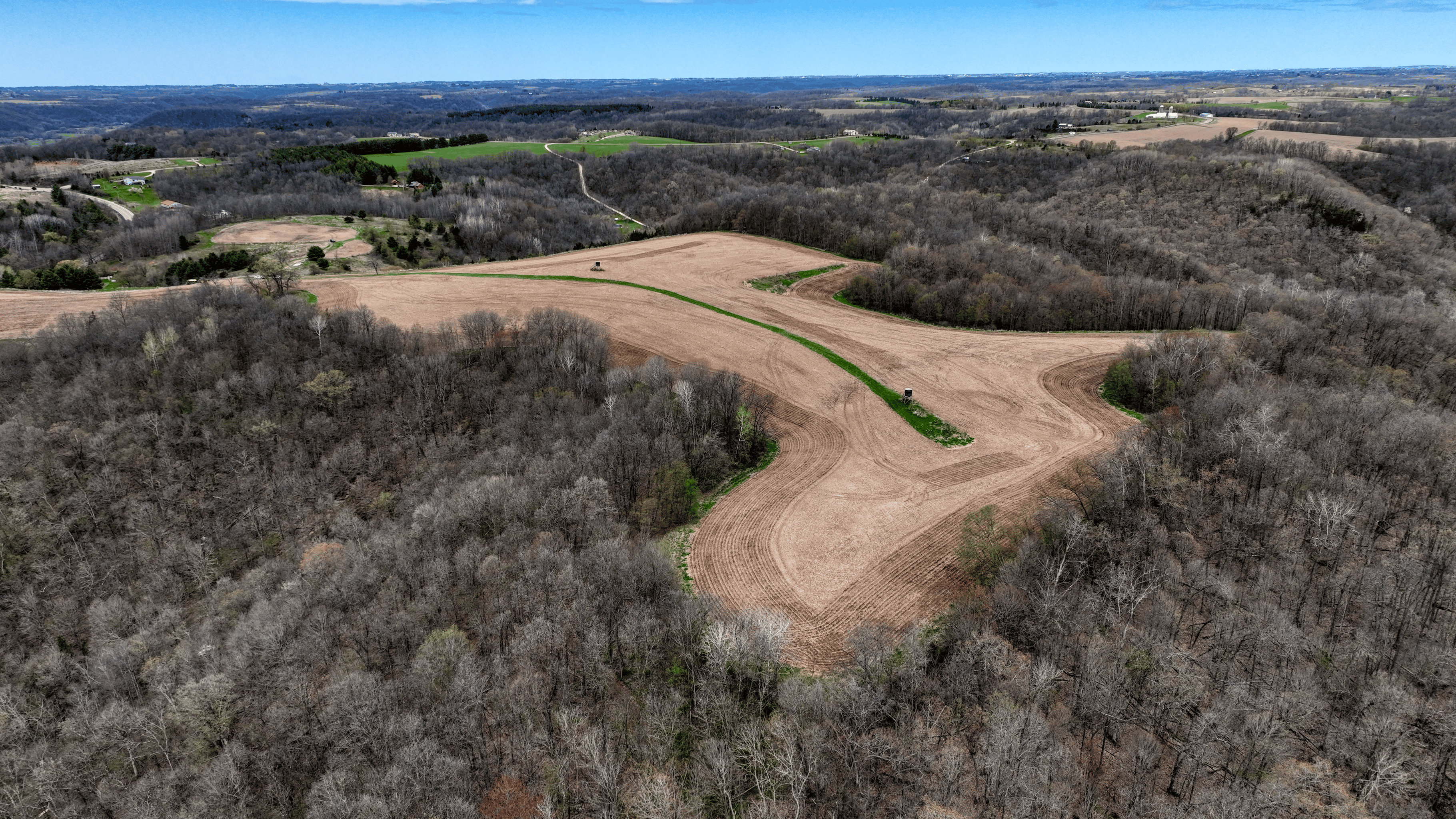 65-acre trophy whitetail and turkey hotspot
