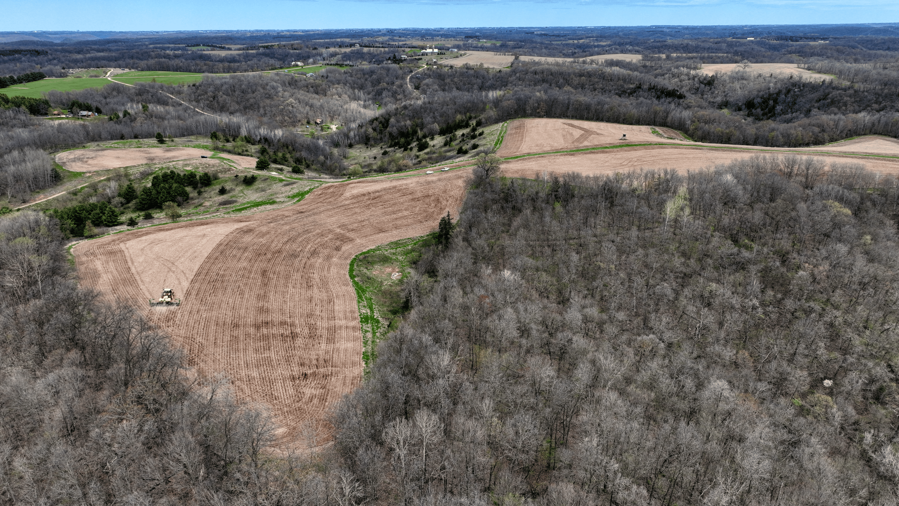 65-acre trophy whitetail and turkey hotspot
