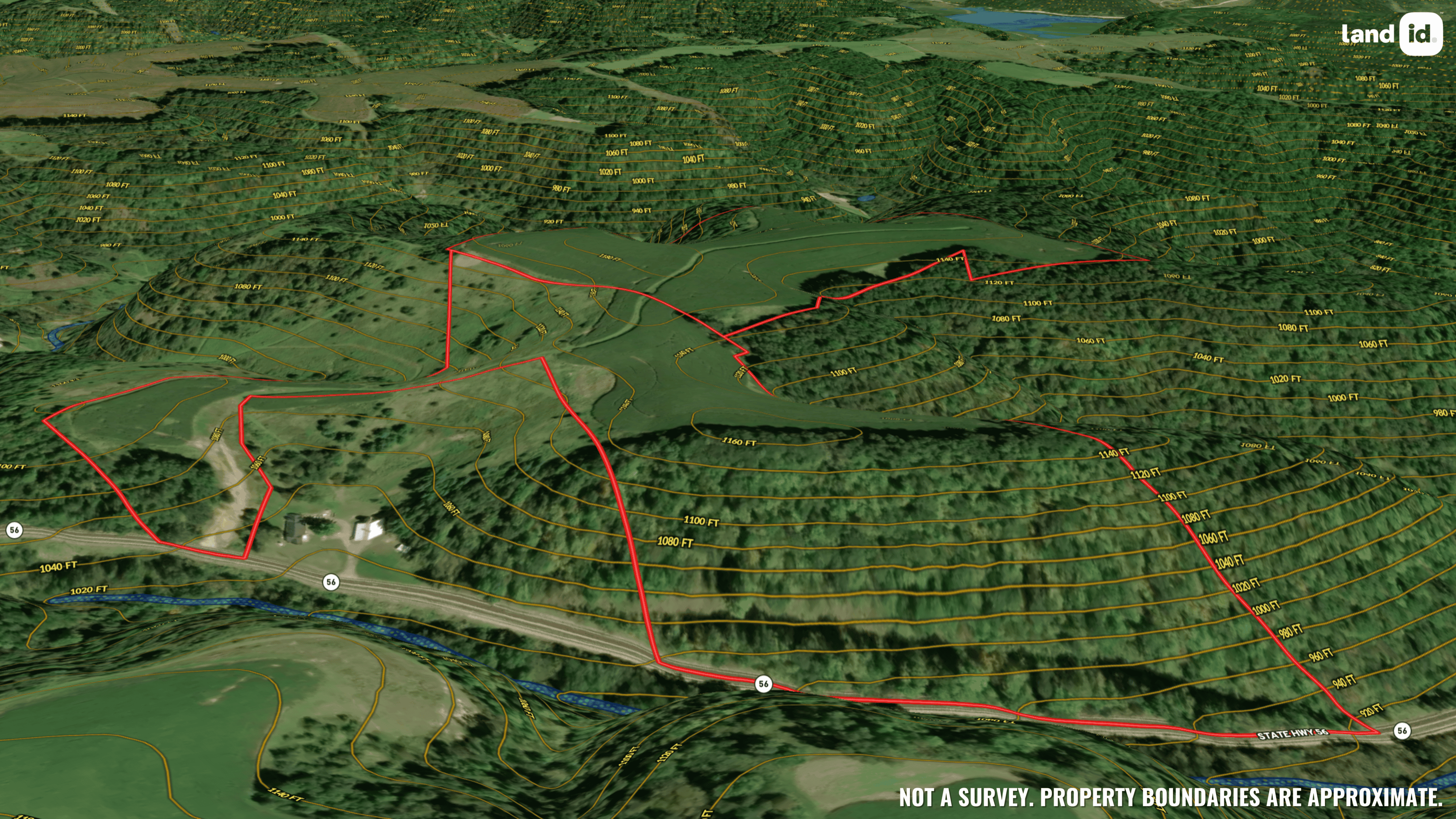 65-acre trophy whitetail and turkey hotspot
