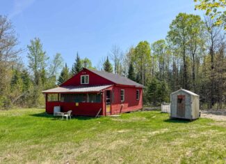 Escape to the Maine Woods – Off-Grid Getaway Cabin on 26± Acres