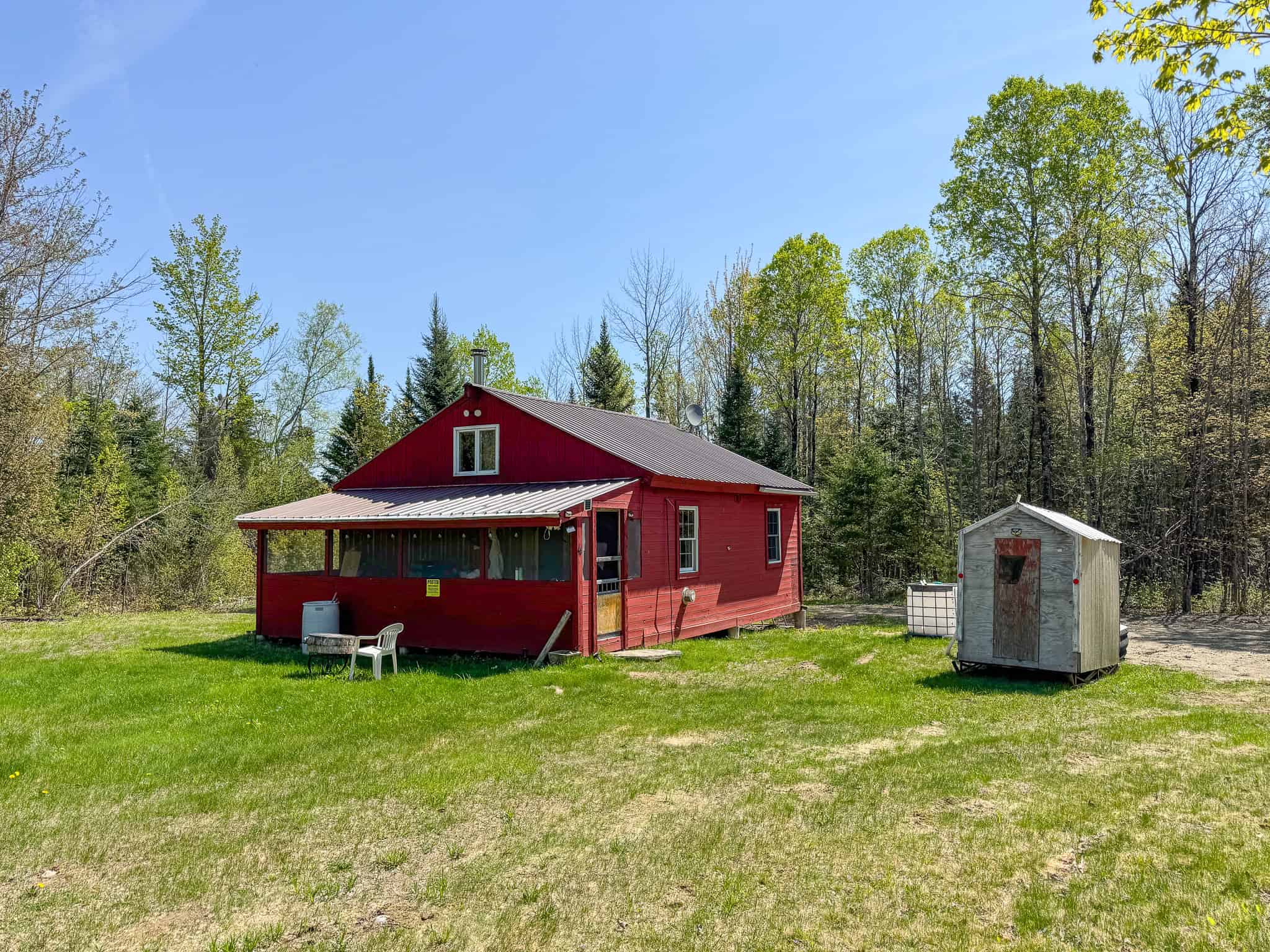 Escape to the Maine Woods – Off-Grid Getaway Cabin on 26± Acres