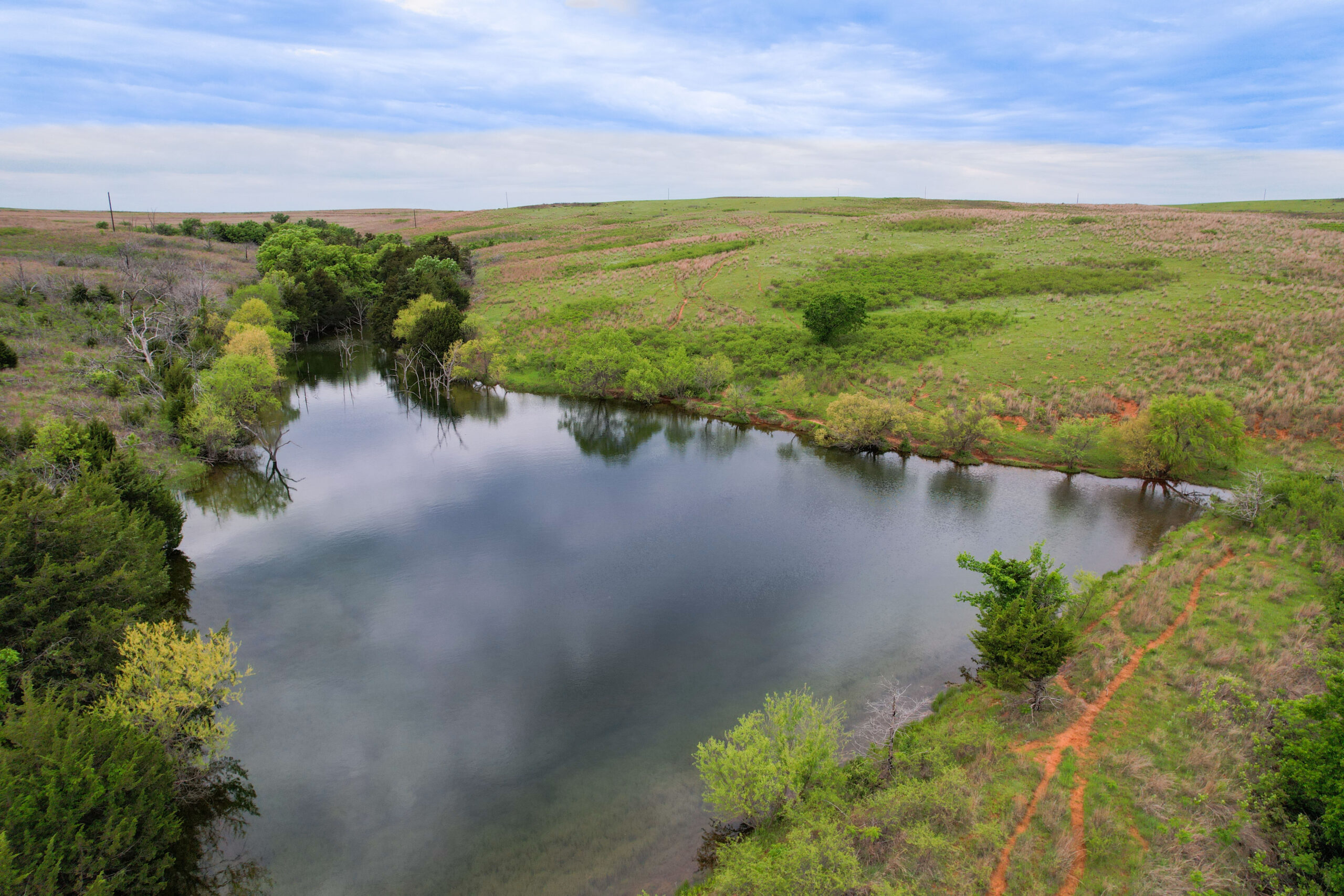880± Acres of Hunting, Fishing & Ranch Land in Western Oklahoma for Sale
