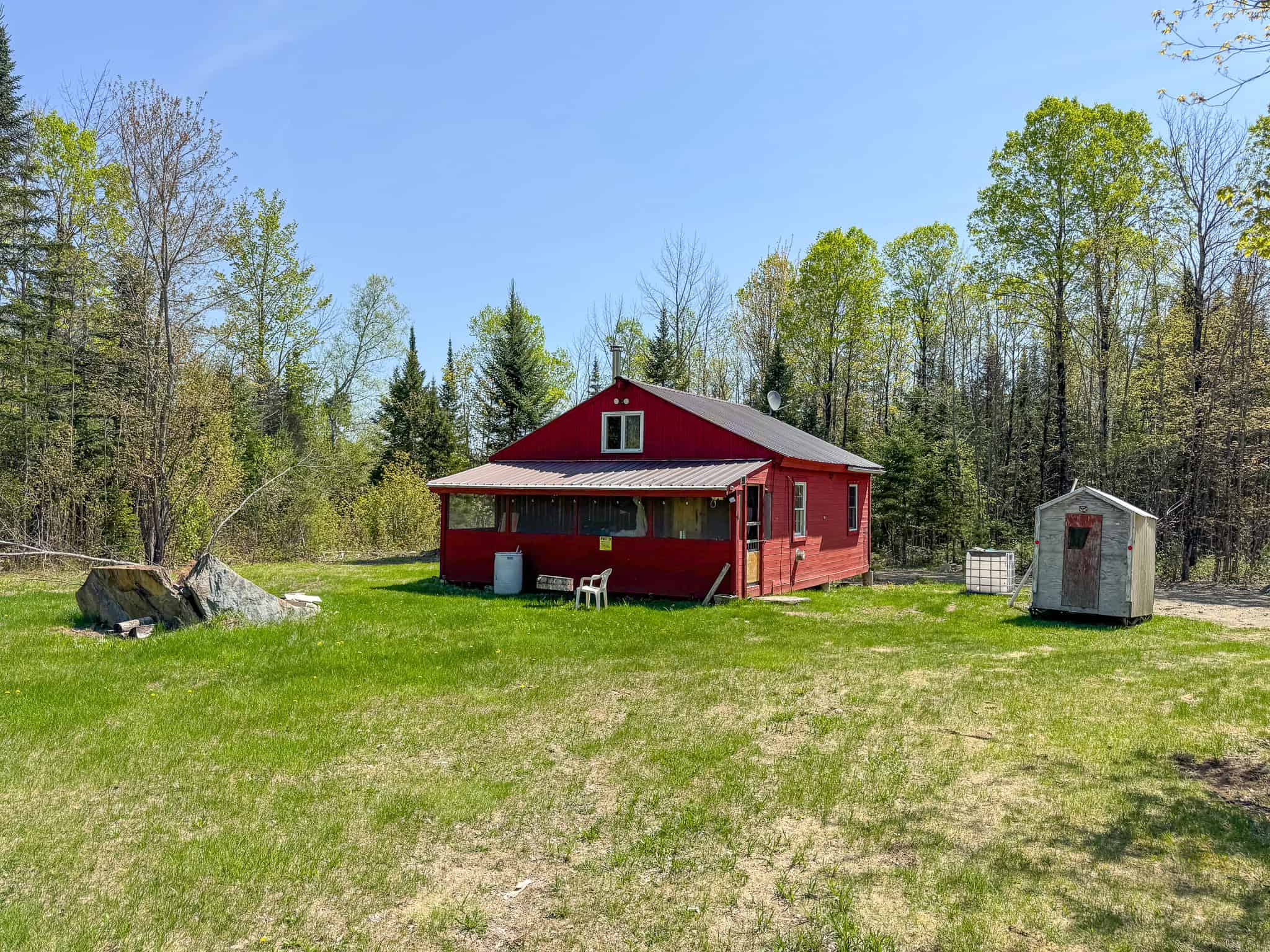 Escape to the Maine Woods – Off-Grid Getaway Cabin on 26± Acres