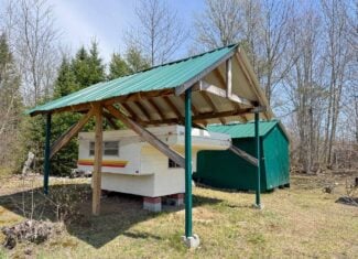 Off-Grid Log Cabin Retreat on 65± Acres