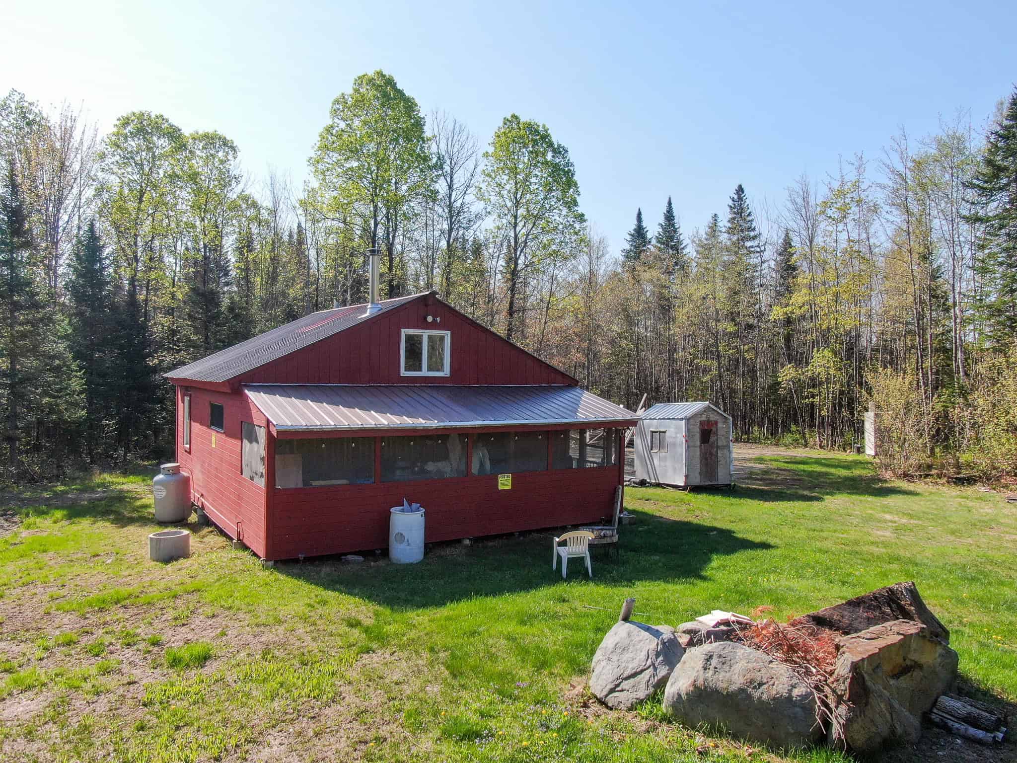 Escape to the Maine Woods – Off-Grid Getaway Cabin on 26± Acres
